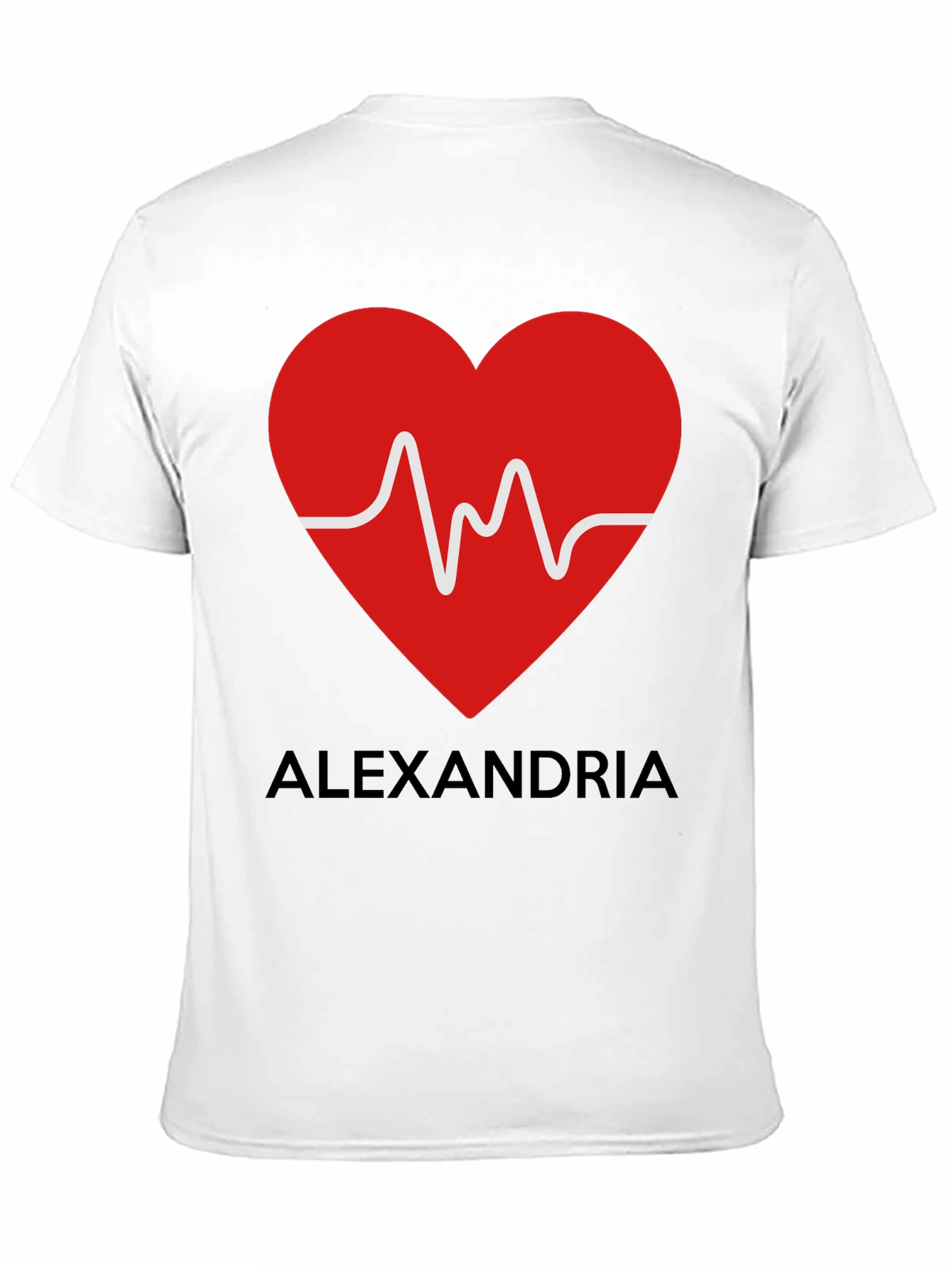 Alexandria Heartbeat T-Shirt - Express Your Love