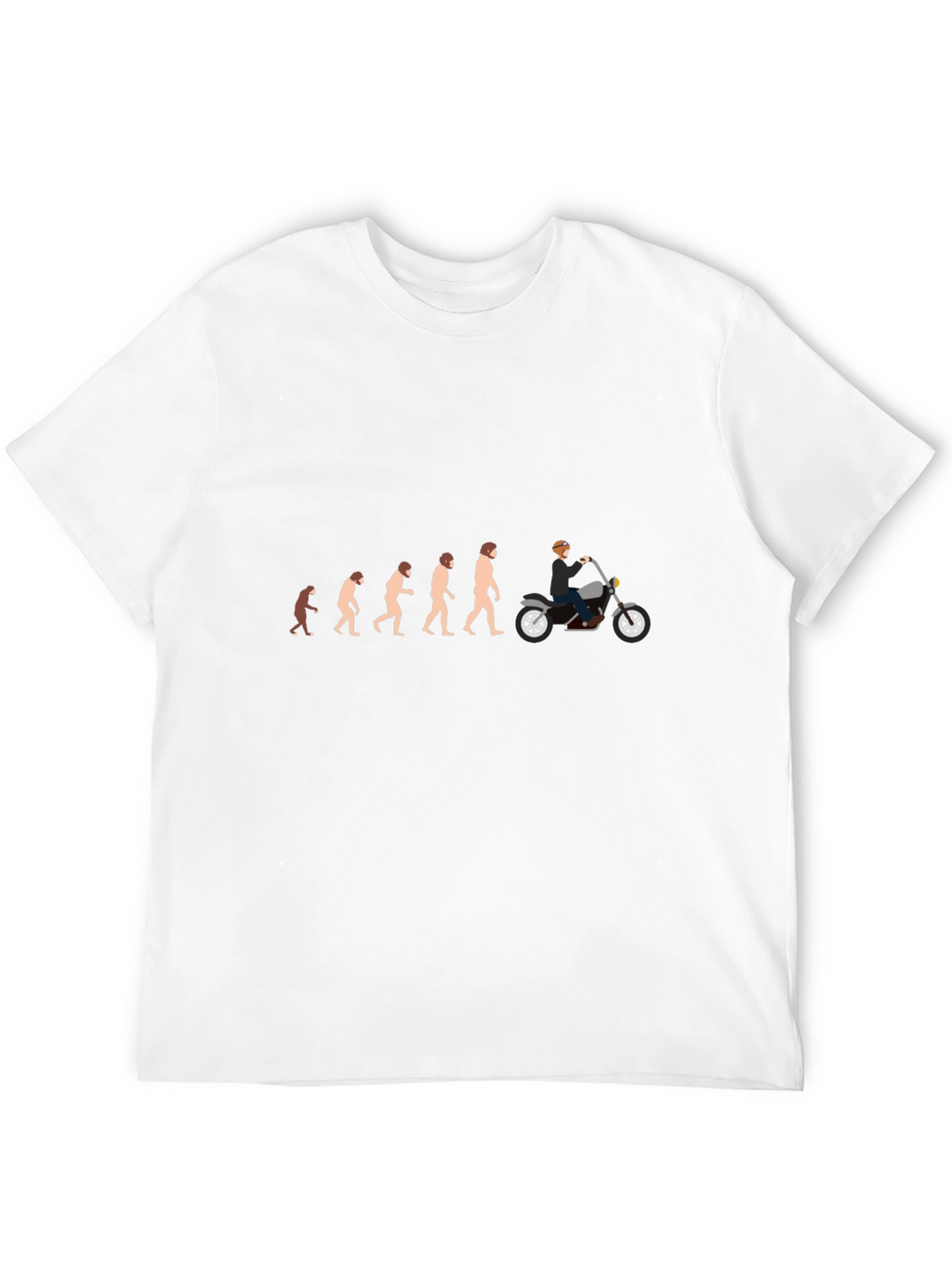 Evolution of Biker T-Shirt - Black