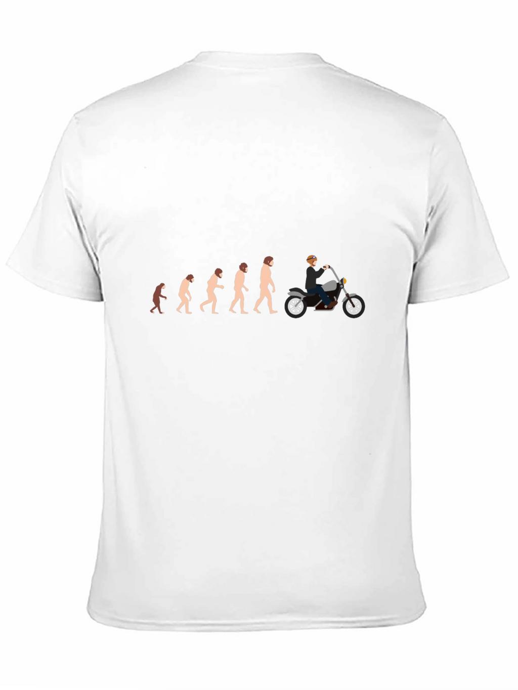 Evolution of Biker T-Shirt - Black