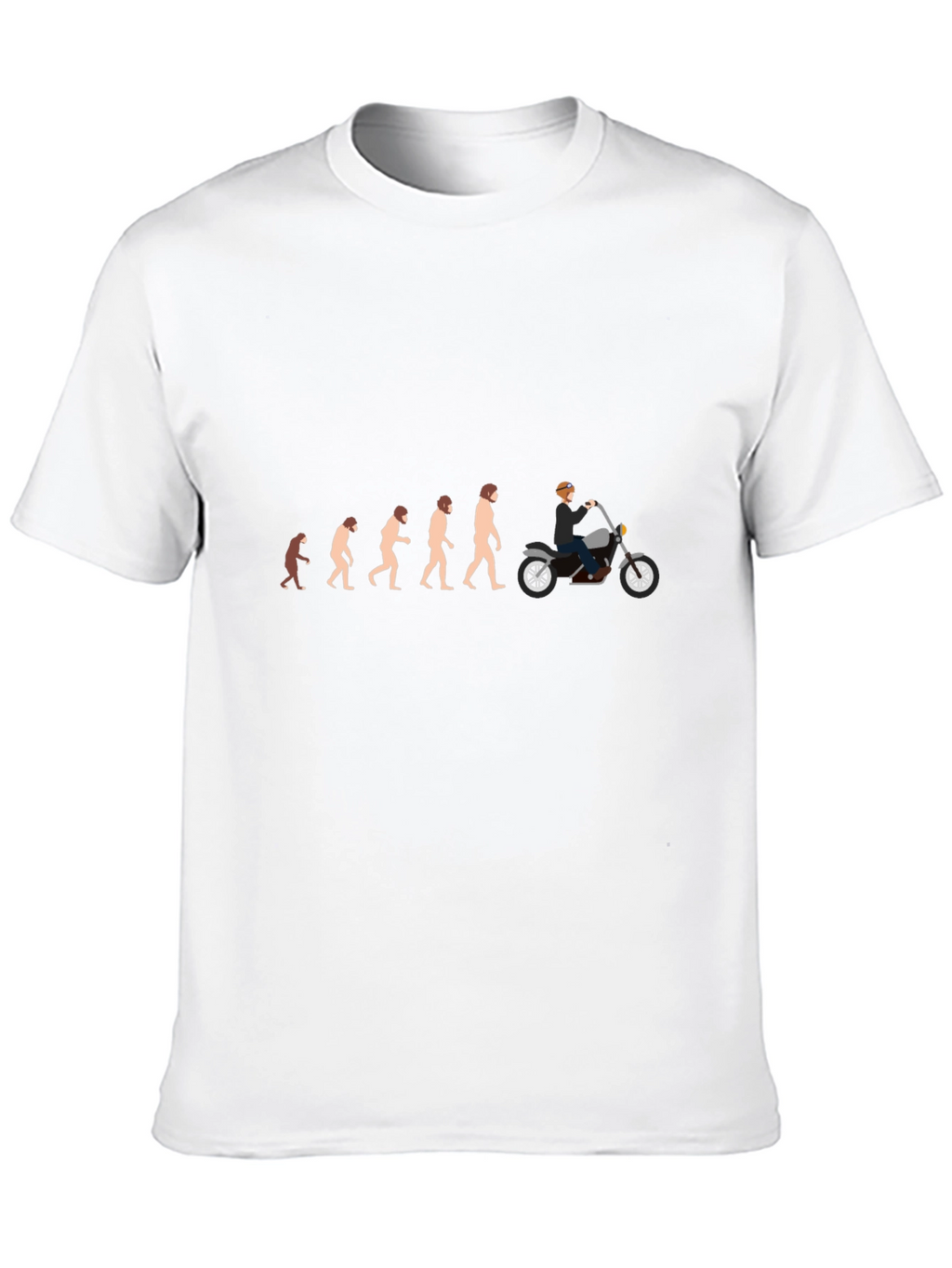 Evolution of Biker T-Shirt - Black