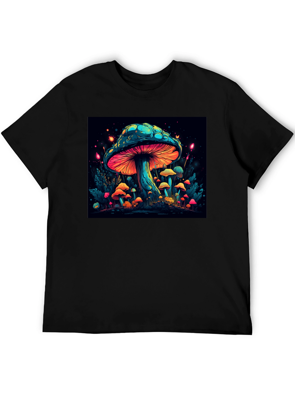 Psychedelic Mushroom Graphic T-Shirt