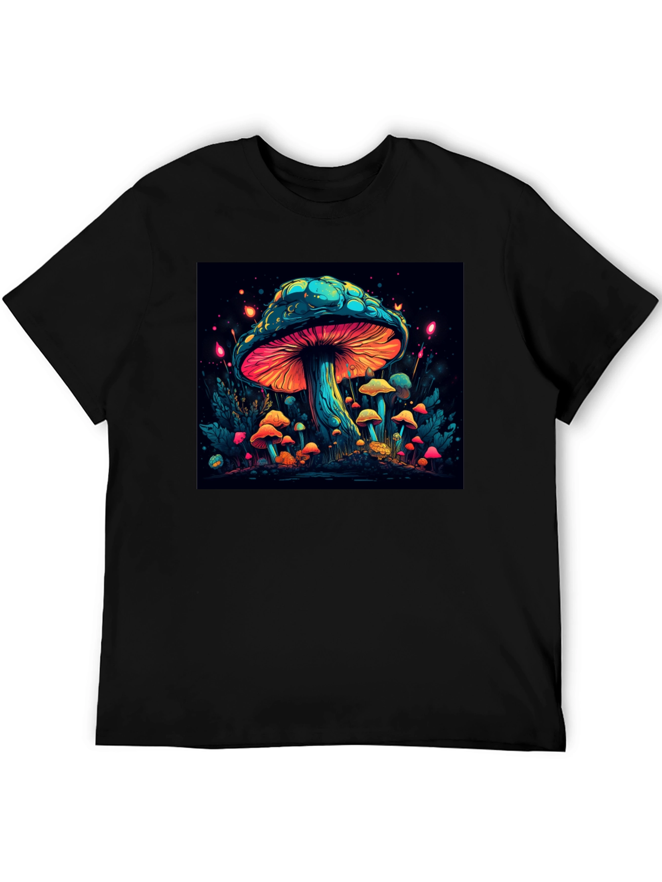Psychedelic Mushroom Graphic T-Shirt