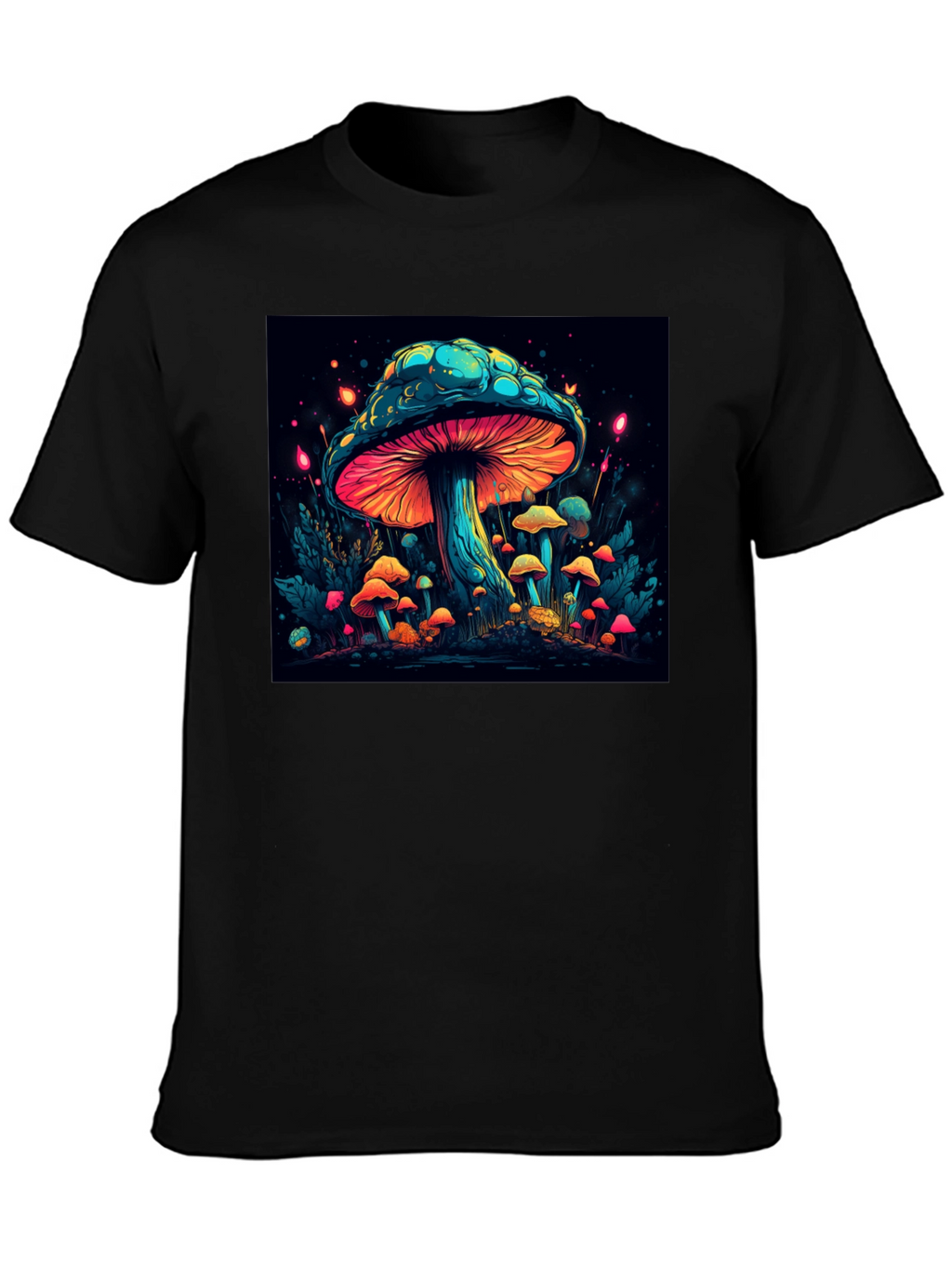 Psychedelic Mushroom Graphic T-Shirt