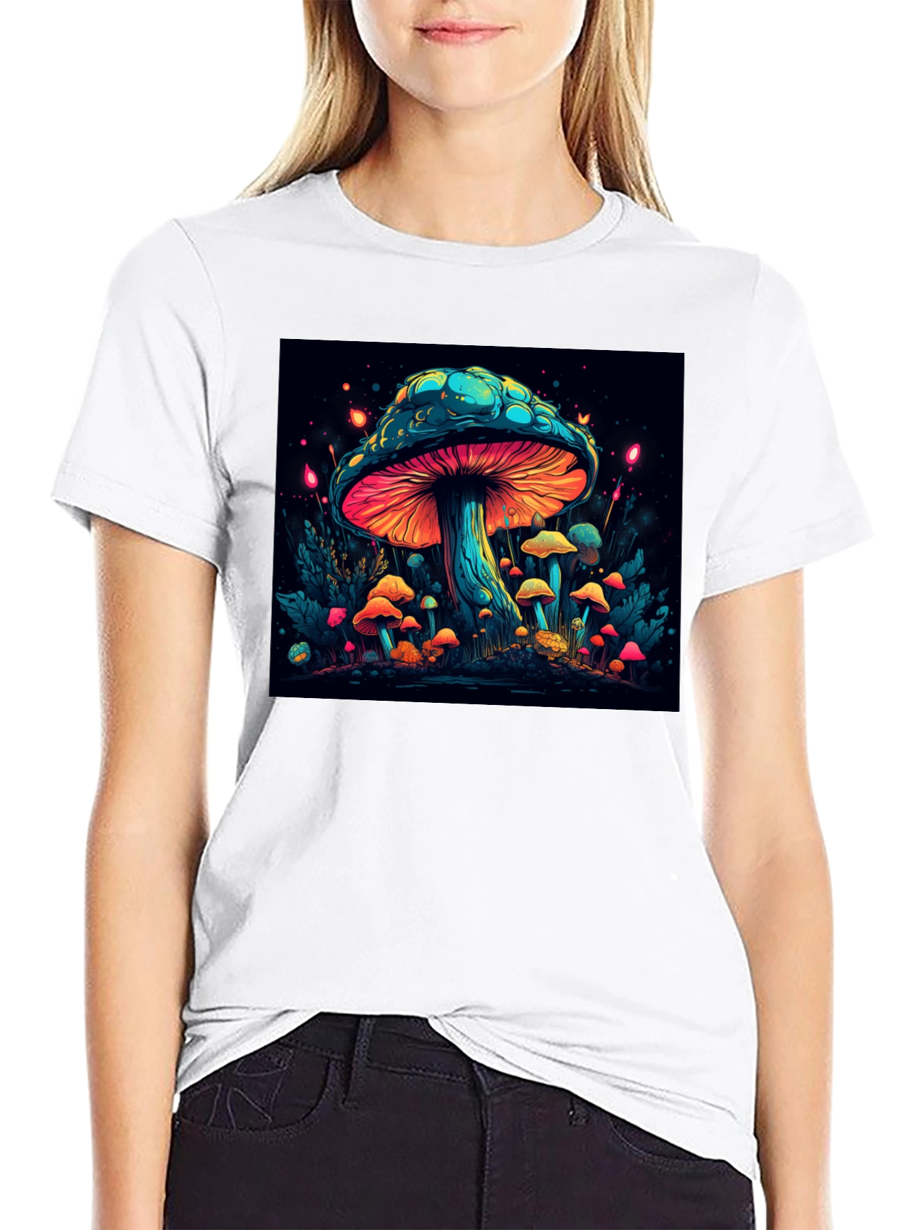 Psychedelic Mushroom Graphic T-Shirt