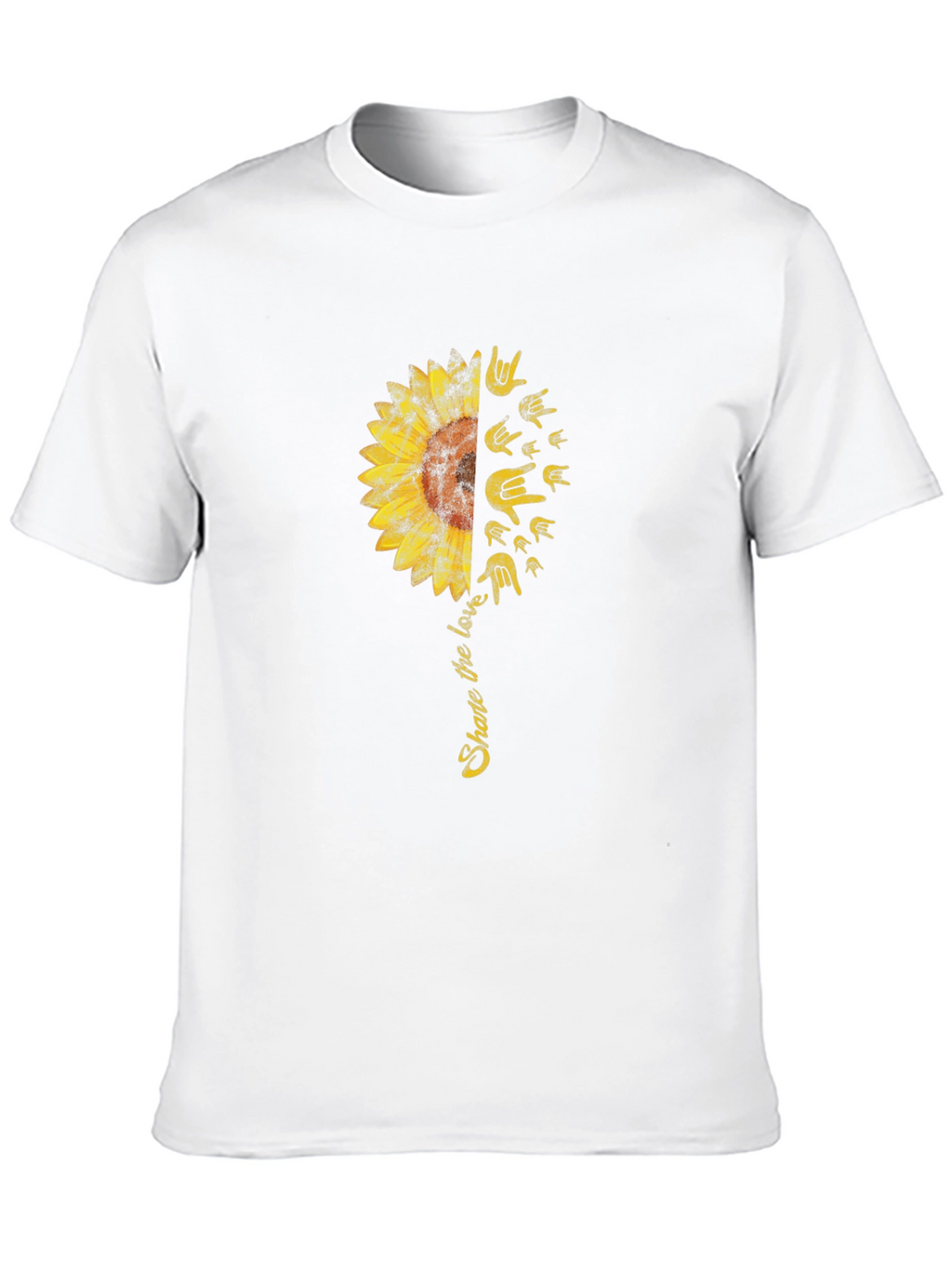 Share the Love Sunflower ASL T-Shirt