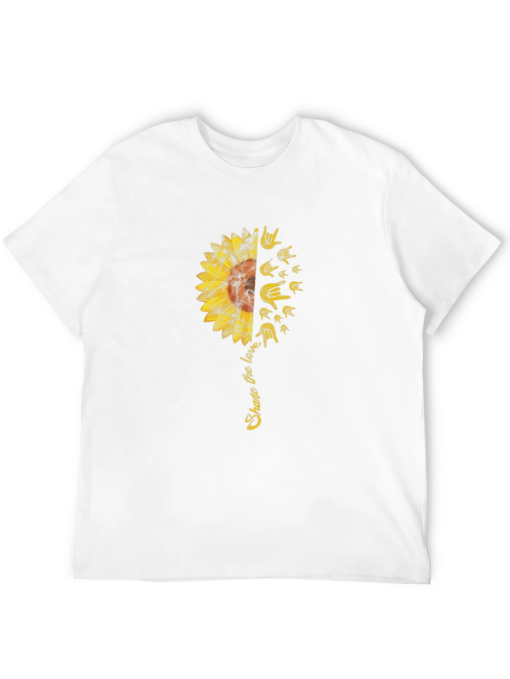 Share the Love Sunflower ASL T-Shirt