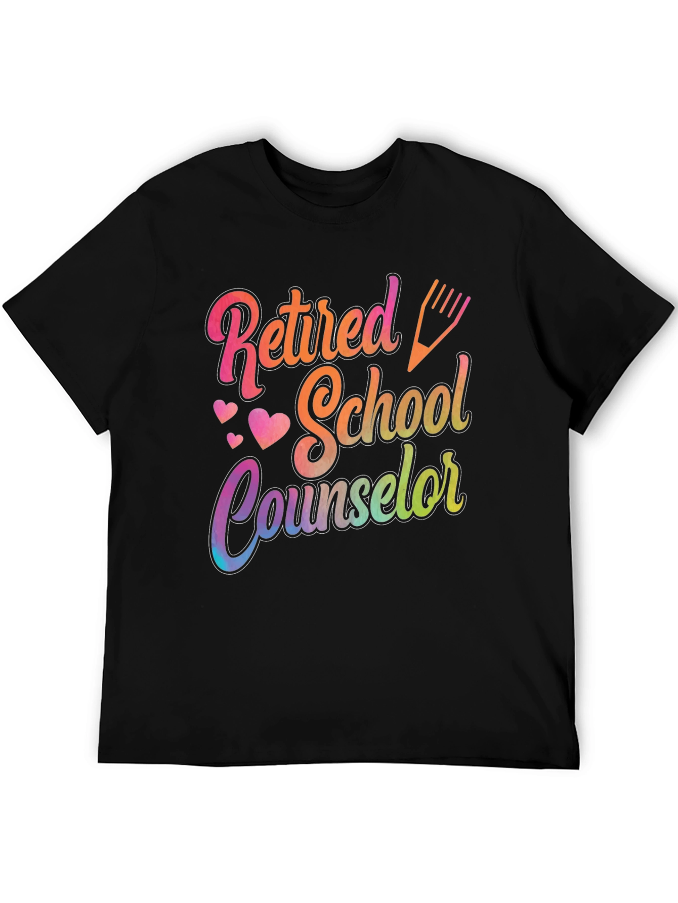Retired School Counselor Graphic T-Shirt