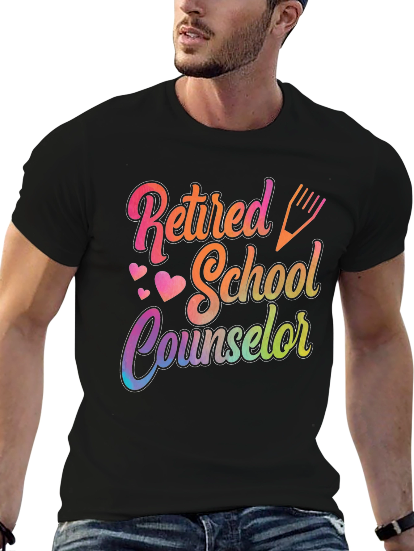 Retired School Counselor Graphic T-Shirt