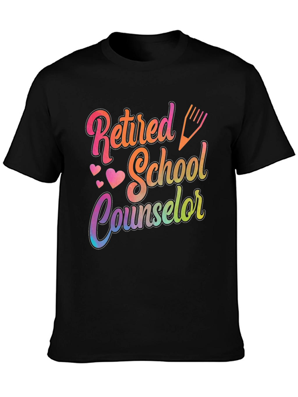 Retired School Counselor Graphic T-Shirt