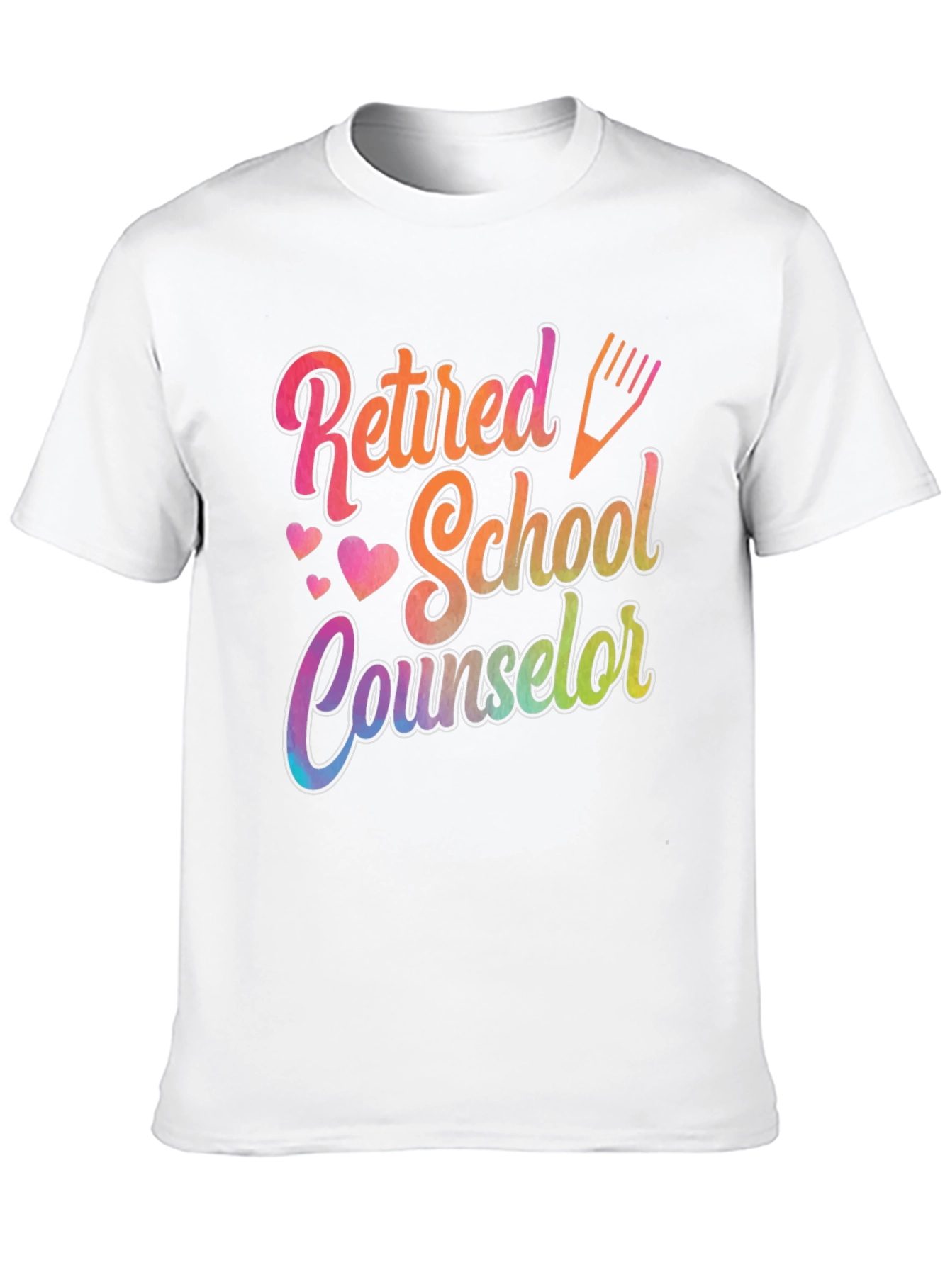 Retired School Counselor Graphic T-Shirt