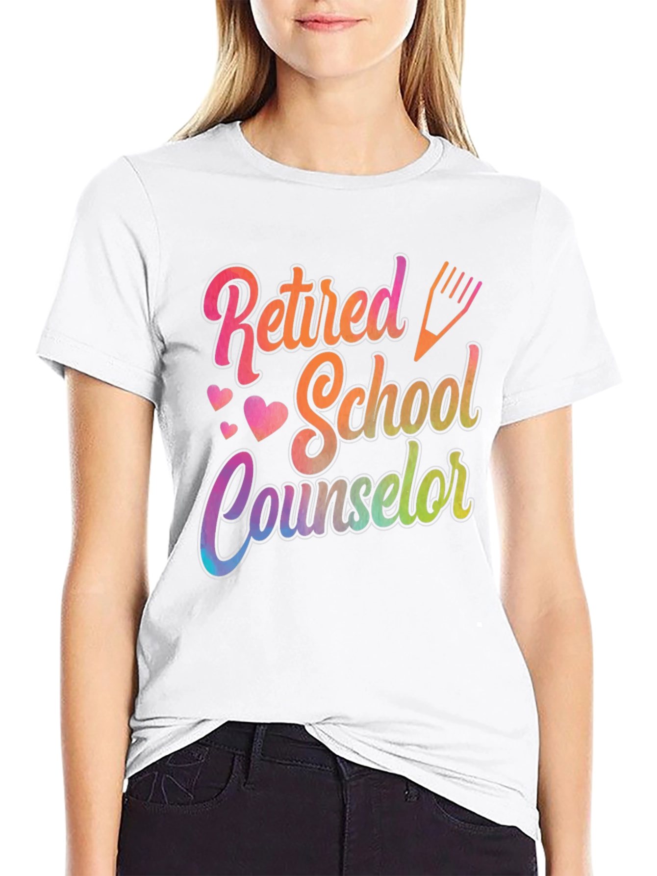 Retired School Counselor Graphic T-Shirt