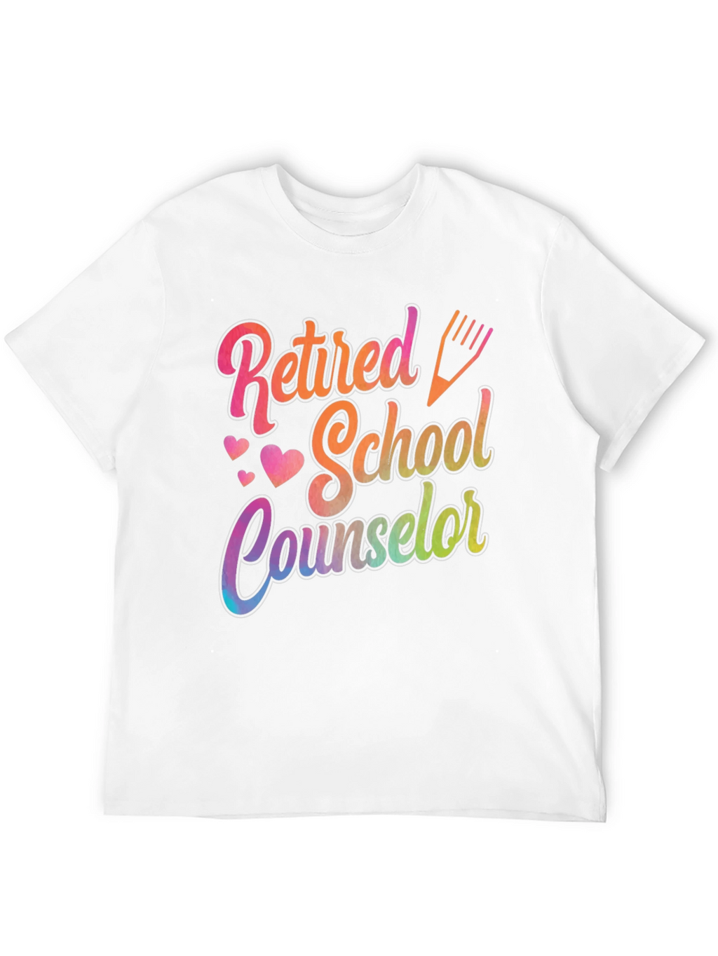 Retired School Counselor Graphic T-Shirt