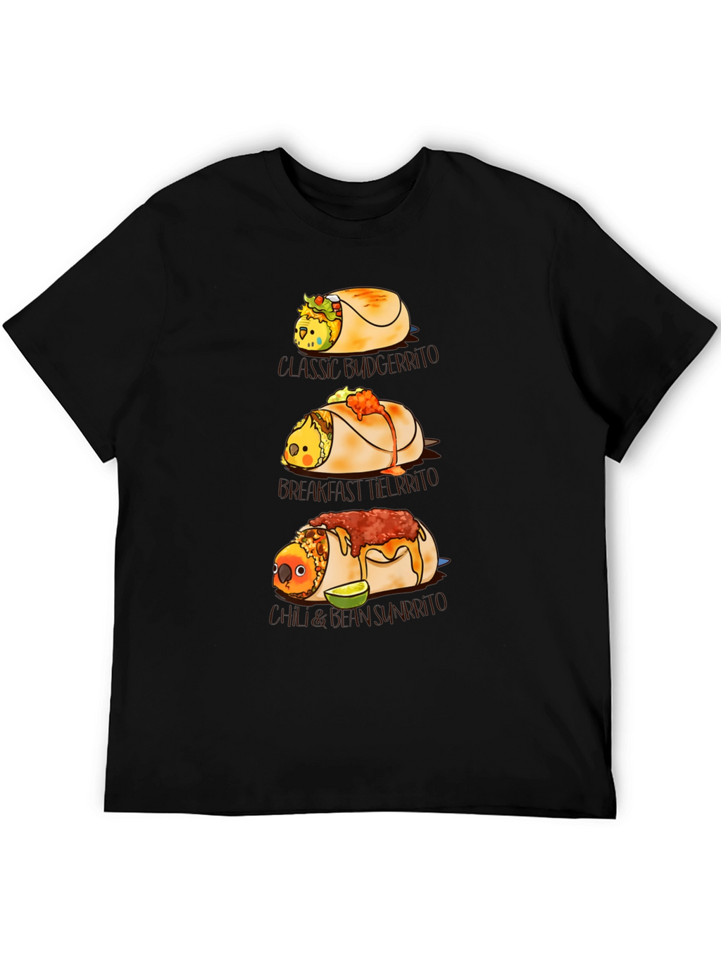 Novelty Bird Burrito T-Shirt