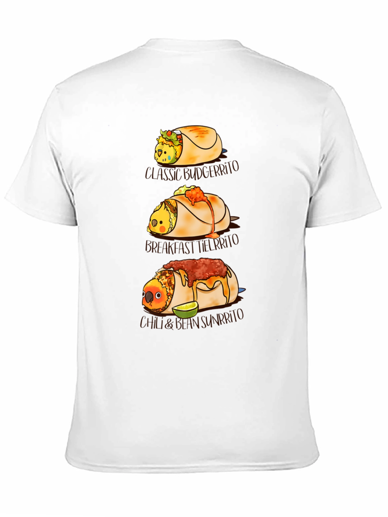 Novelty Bird Burrito T-Shirt