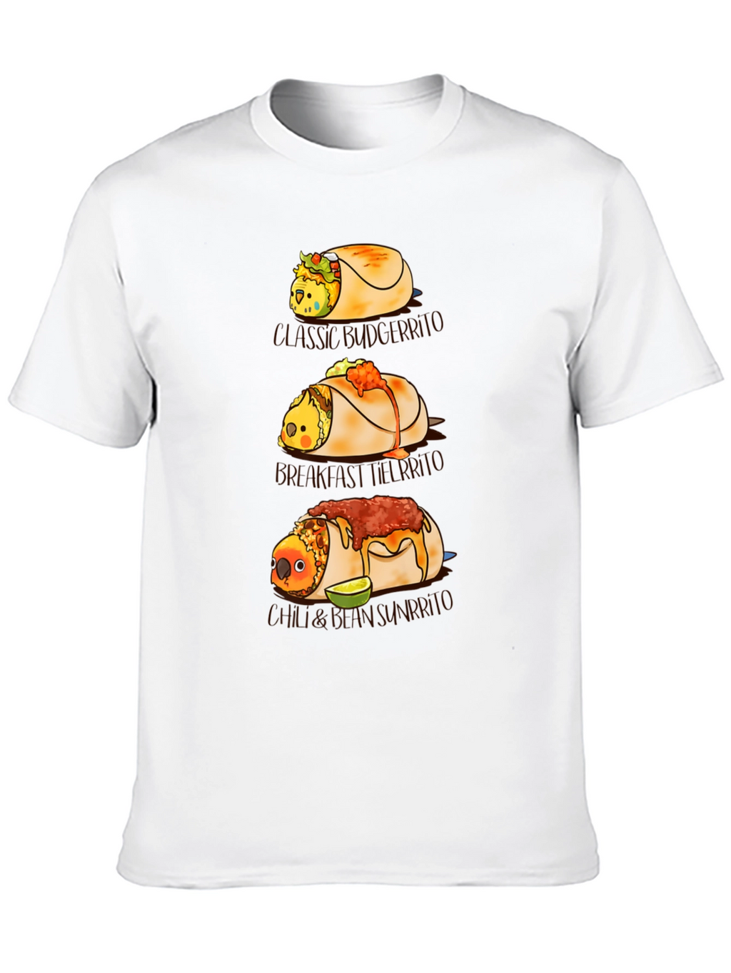 Novelty Bird Burrito T-Shirt
