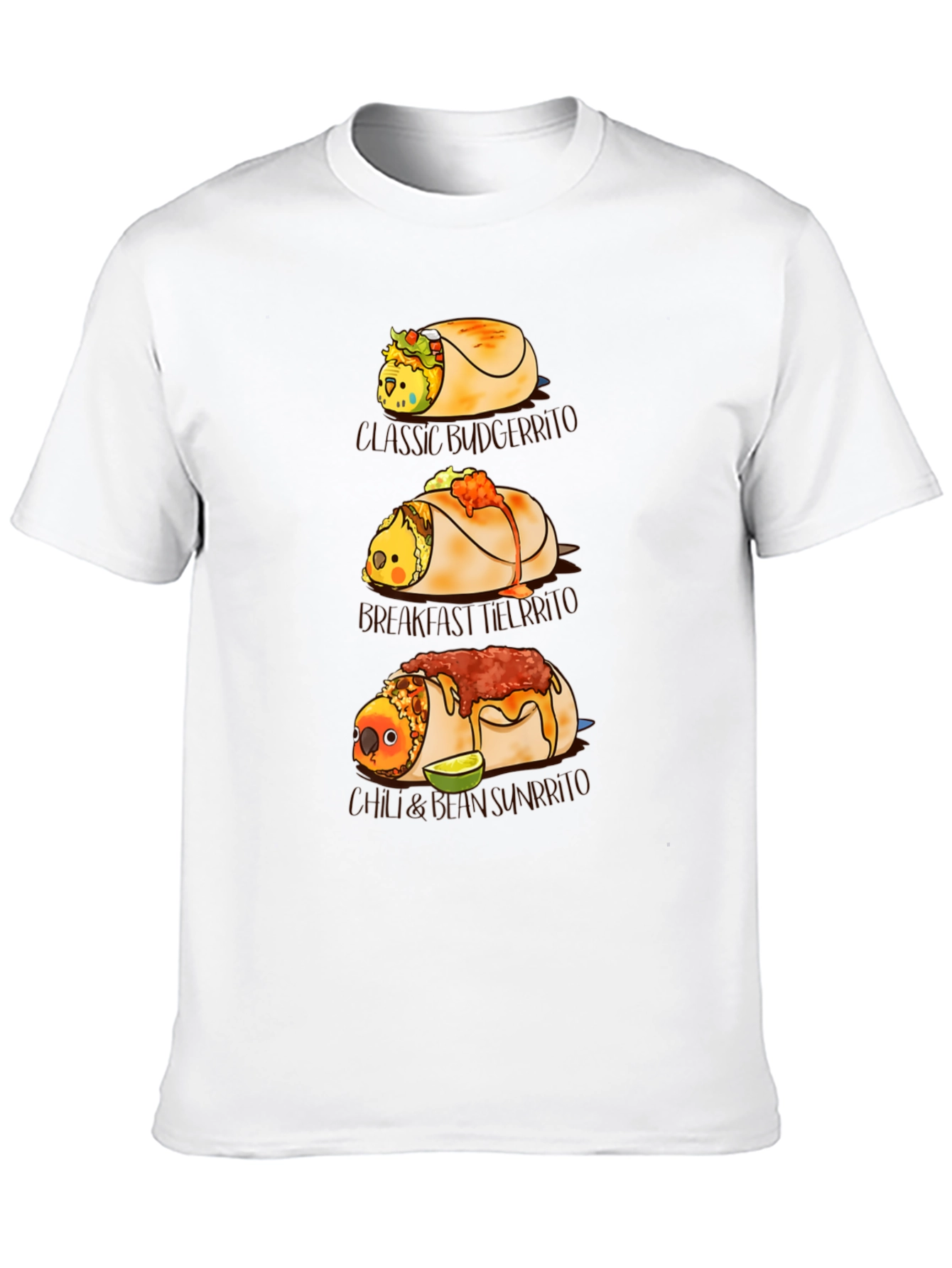 Novelty Bird Burrito T-Shirt