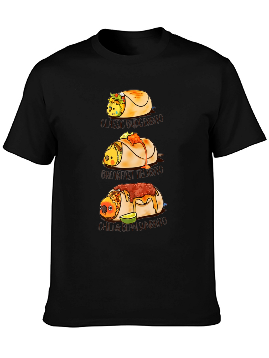 Novelty Bird Burrito T-Shirt