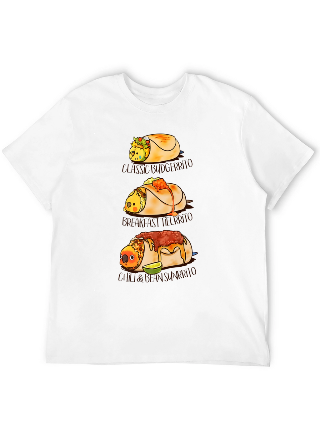 Novelty Bird Burrito T-Shirt
