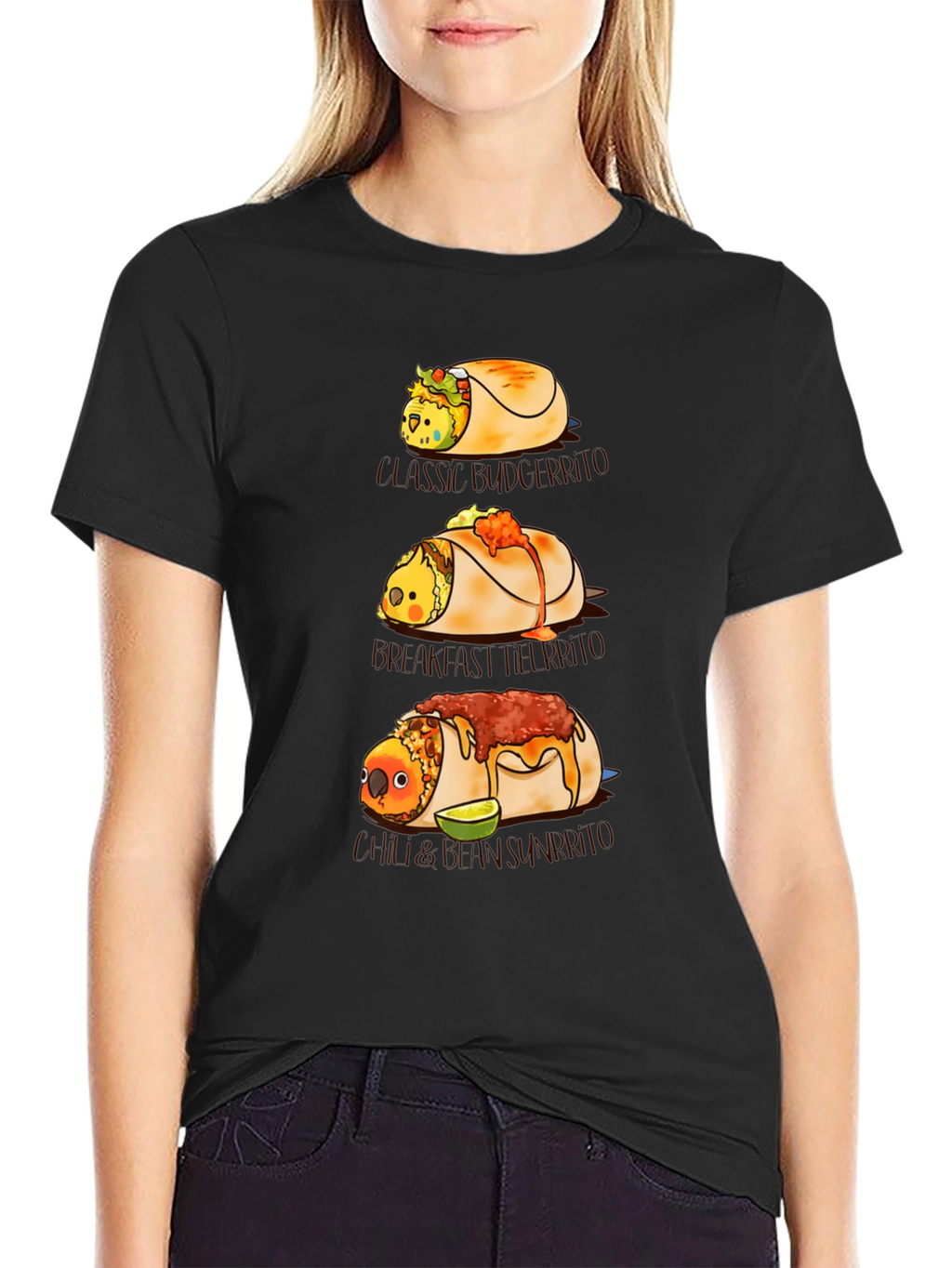 Novelty Bird Burrito T-Shirt