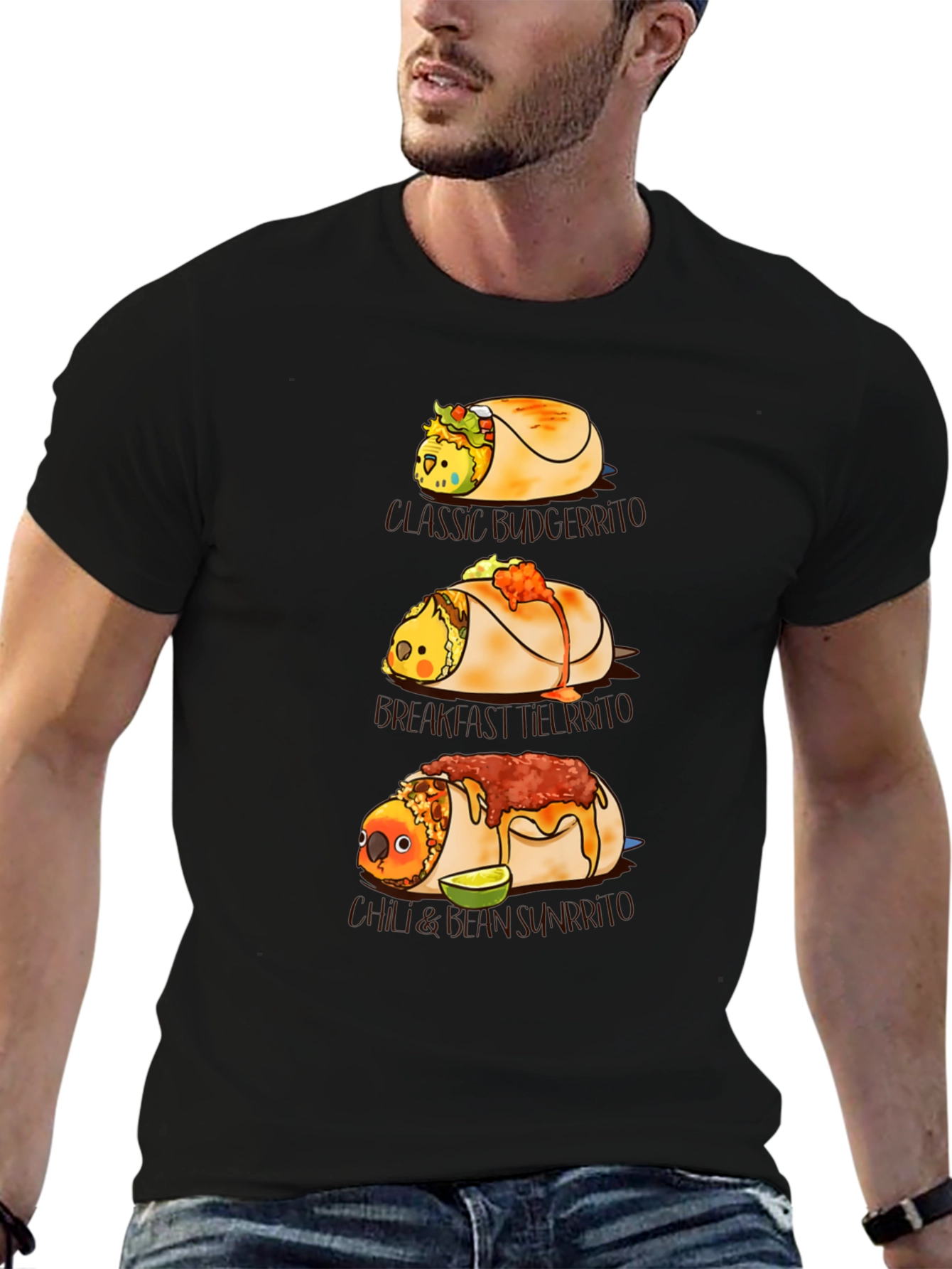 Novelty Bird Burrito T-Shirt