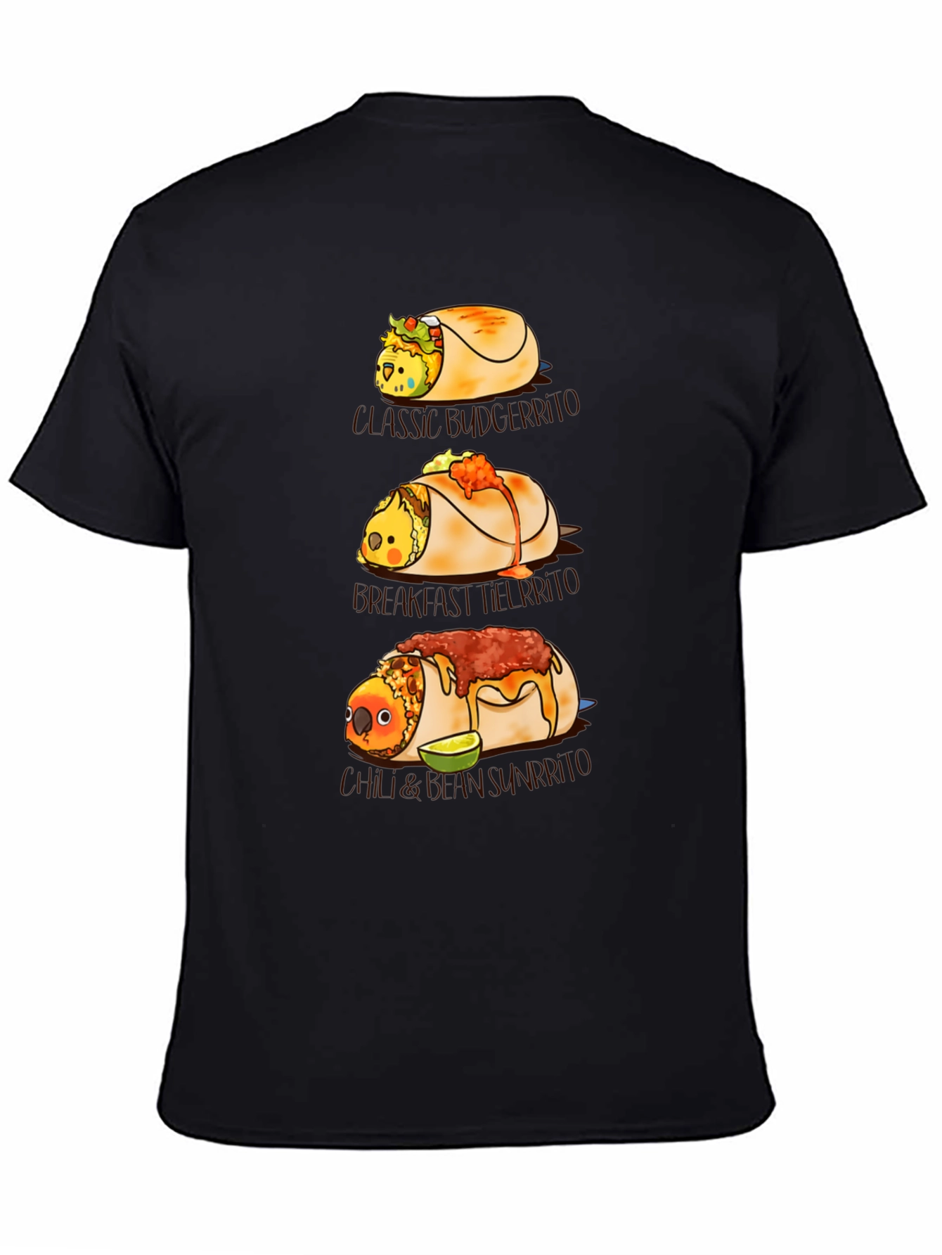 Novelty Bird Burrito T-Shirt