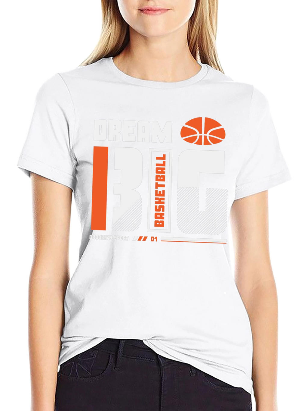 Dream Big Basketball Graphic Tee