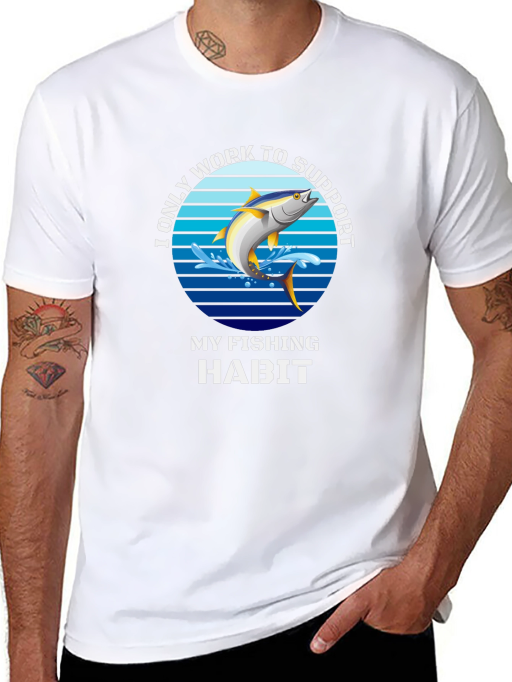 Fishing Habit T-Shirt - Funny Angler Tee