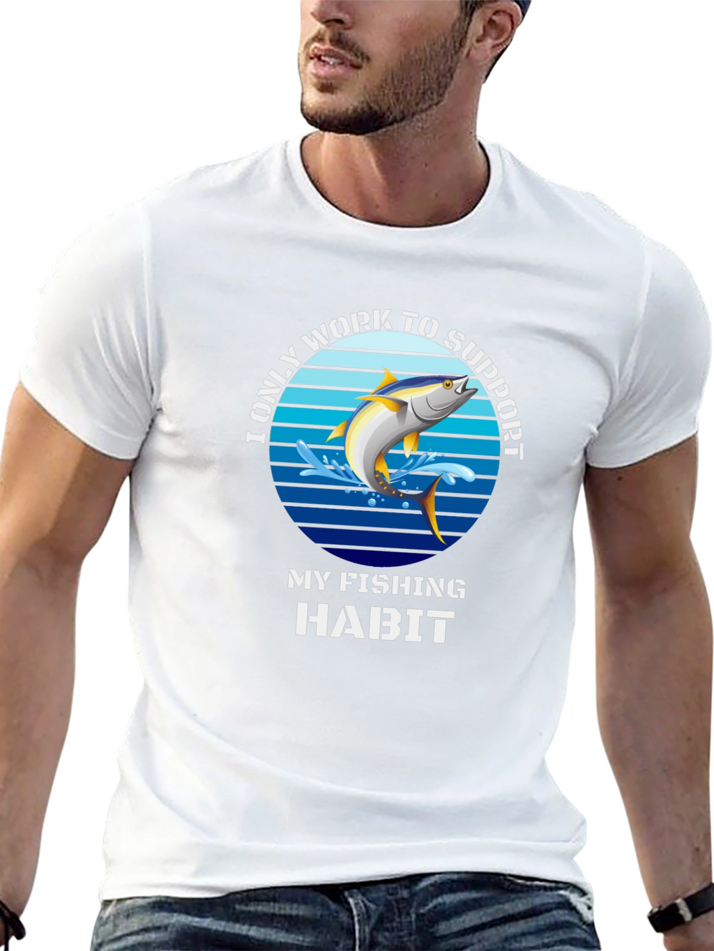 Fishing Habit T-Shirt - Funny Angler Tee