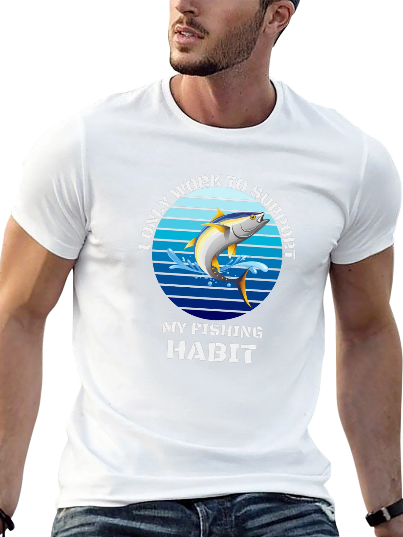 Fishing Habit T-Shirt - Funny Angler Tee