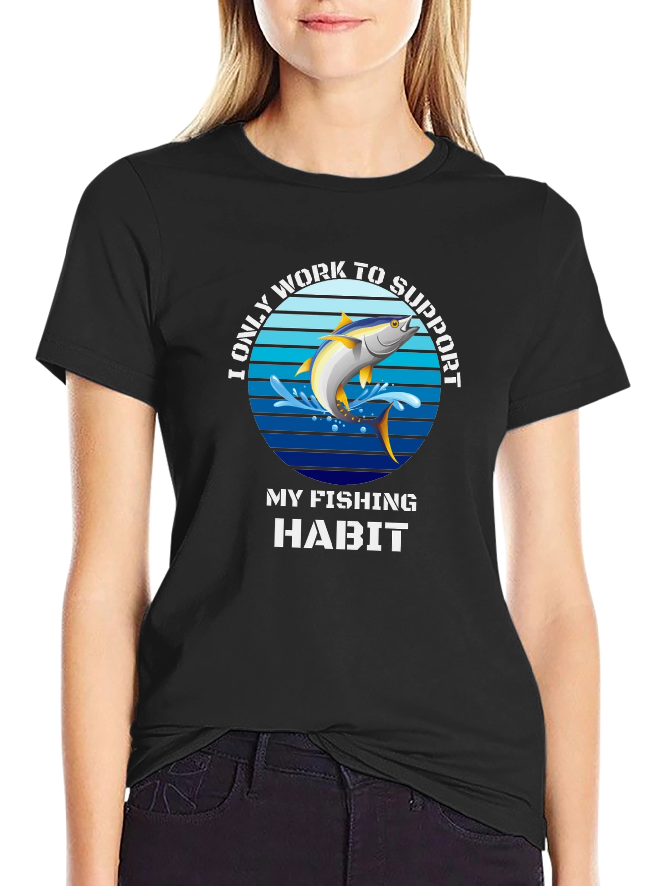 Fishing Habit T-Shirt - Funny Angler Tee