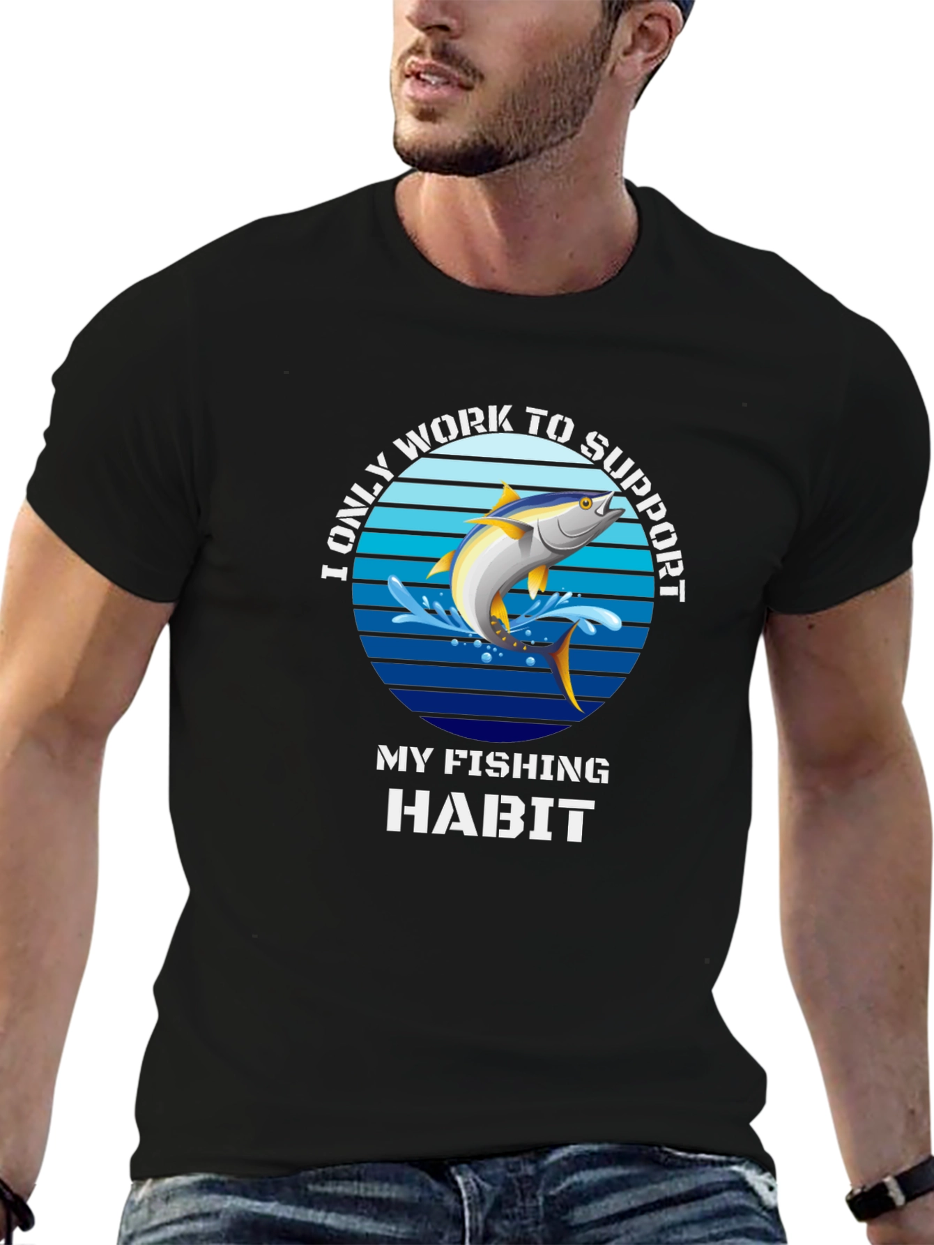 Fishing Habit T-Shirt - Funny Angler Tee
