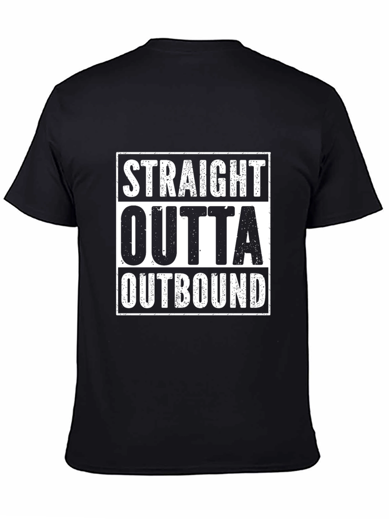 Straight Outta Outbound Black T-Shirt