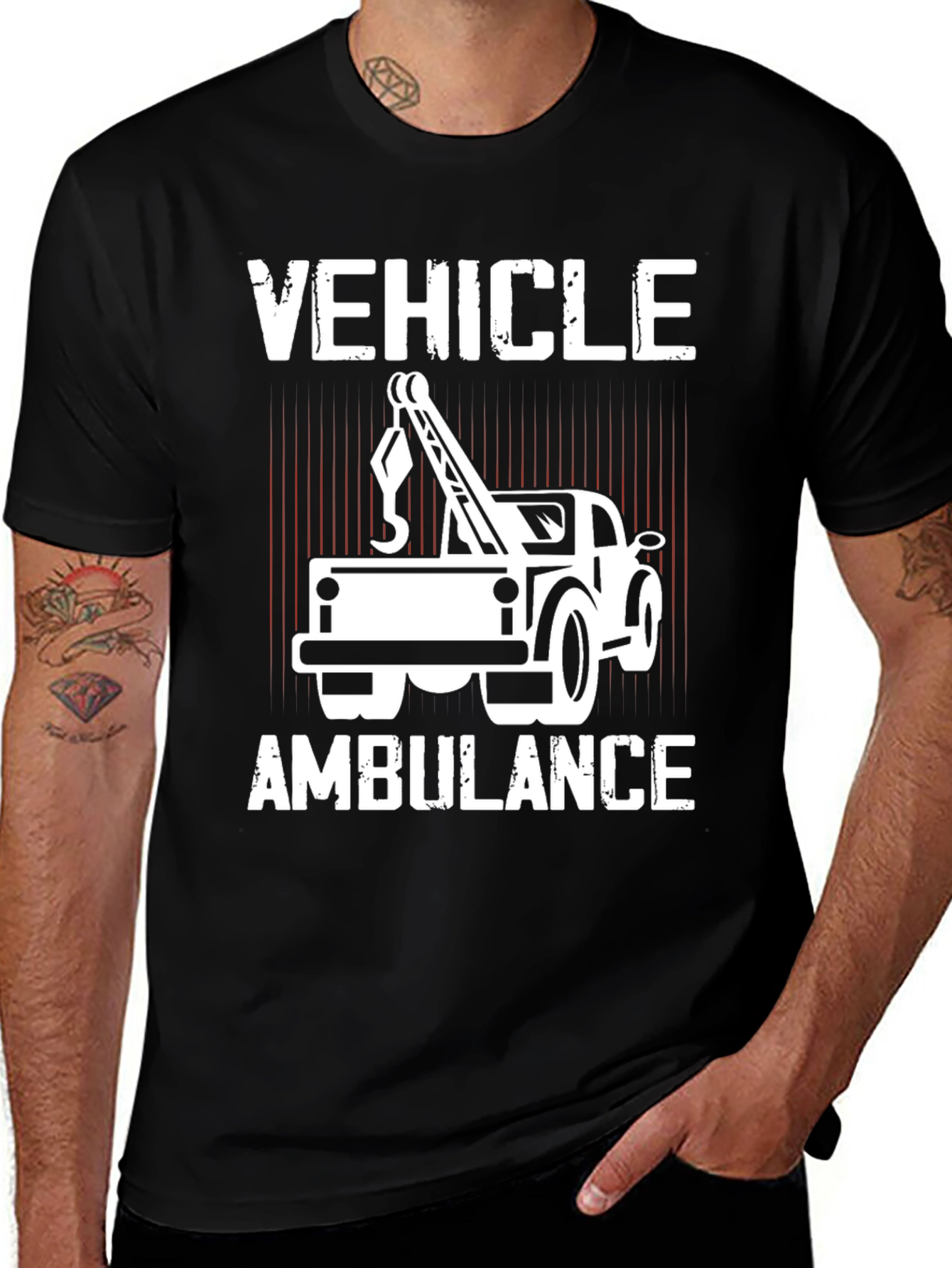 Vehicle Ambulance Graphic T-Shirt