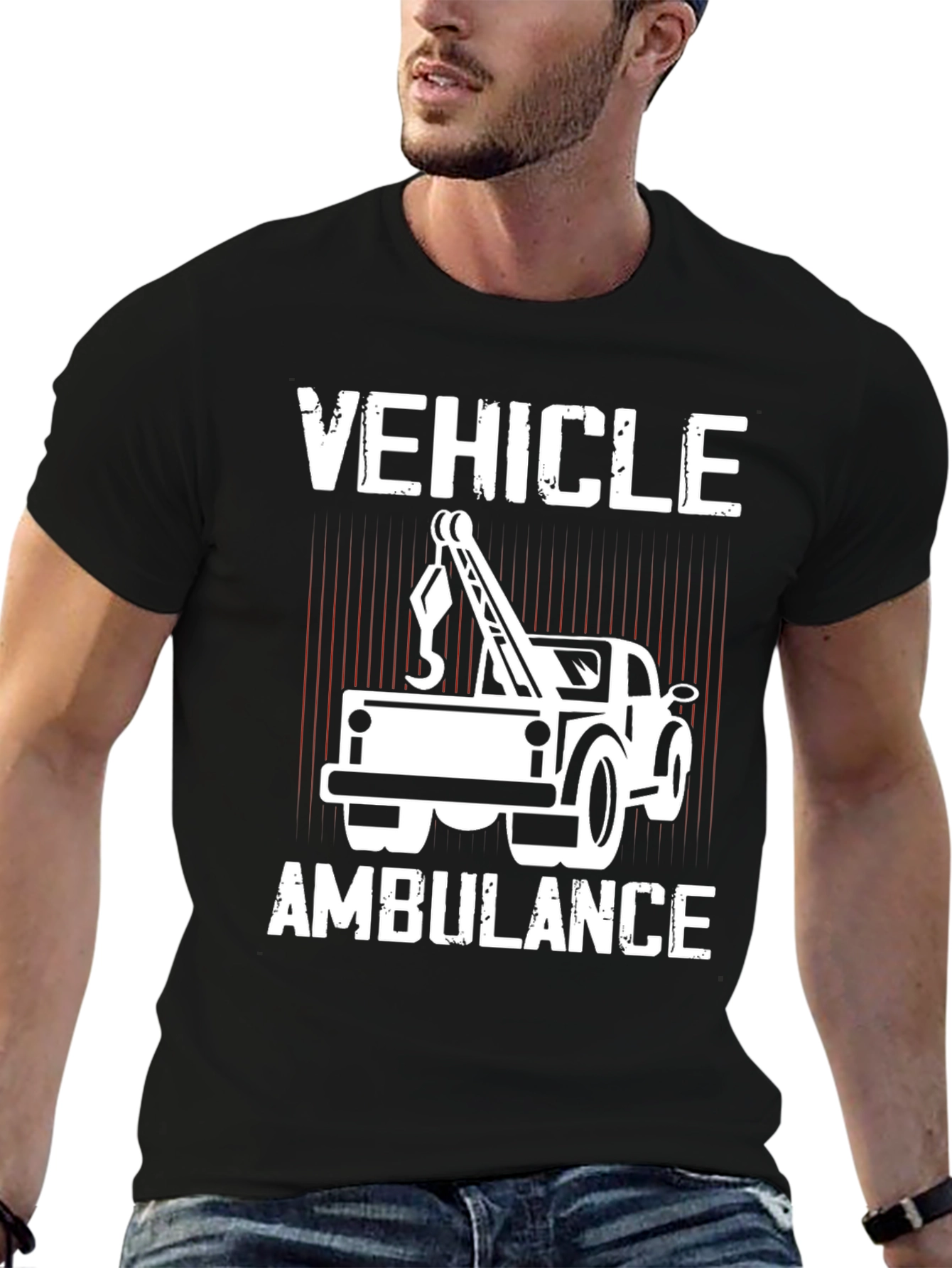 Vehicle Ambulance Graphic T-Shirt