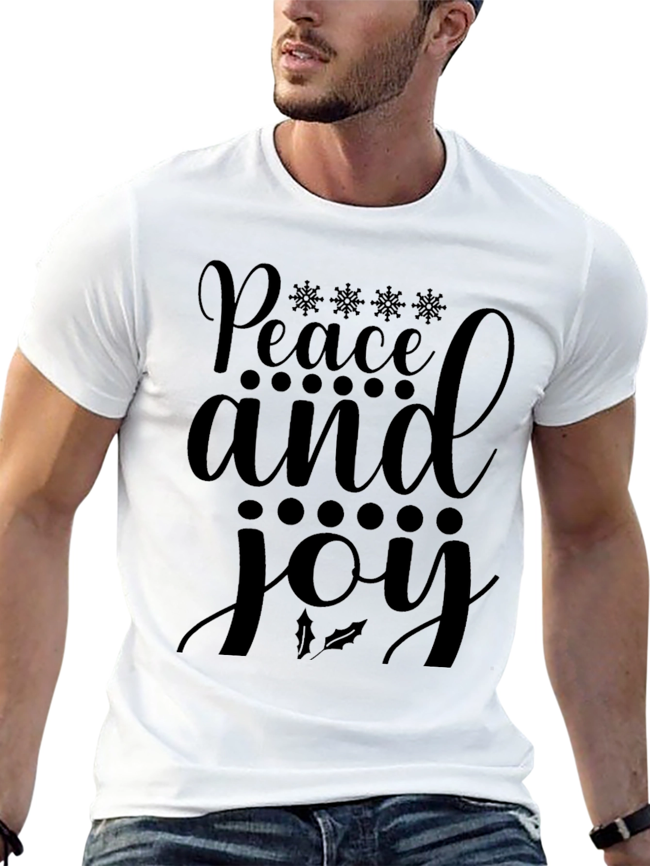 Peace and Joy Holiday T-Shirt