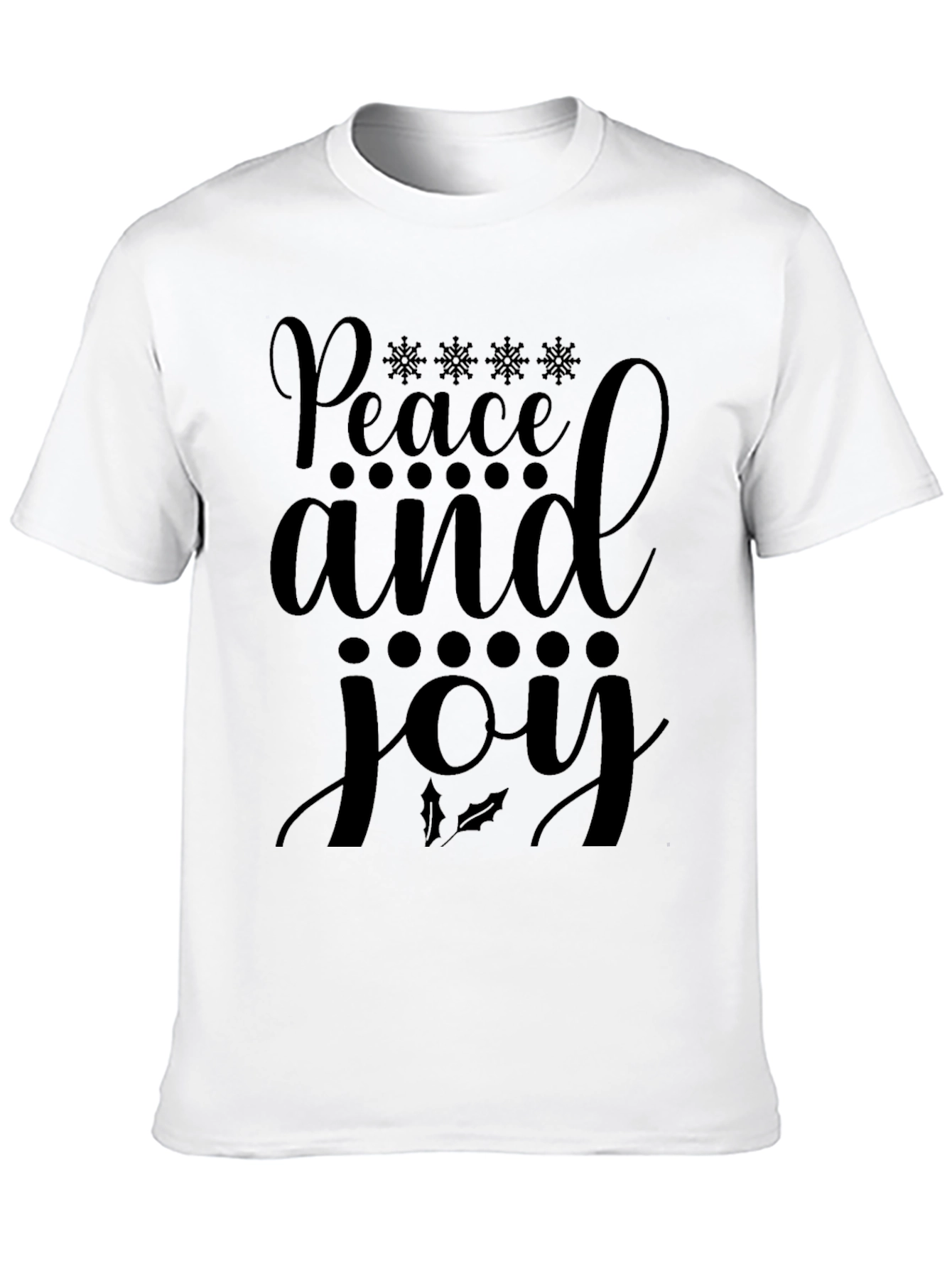 Peace and Joy Holiday T-Shirt