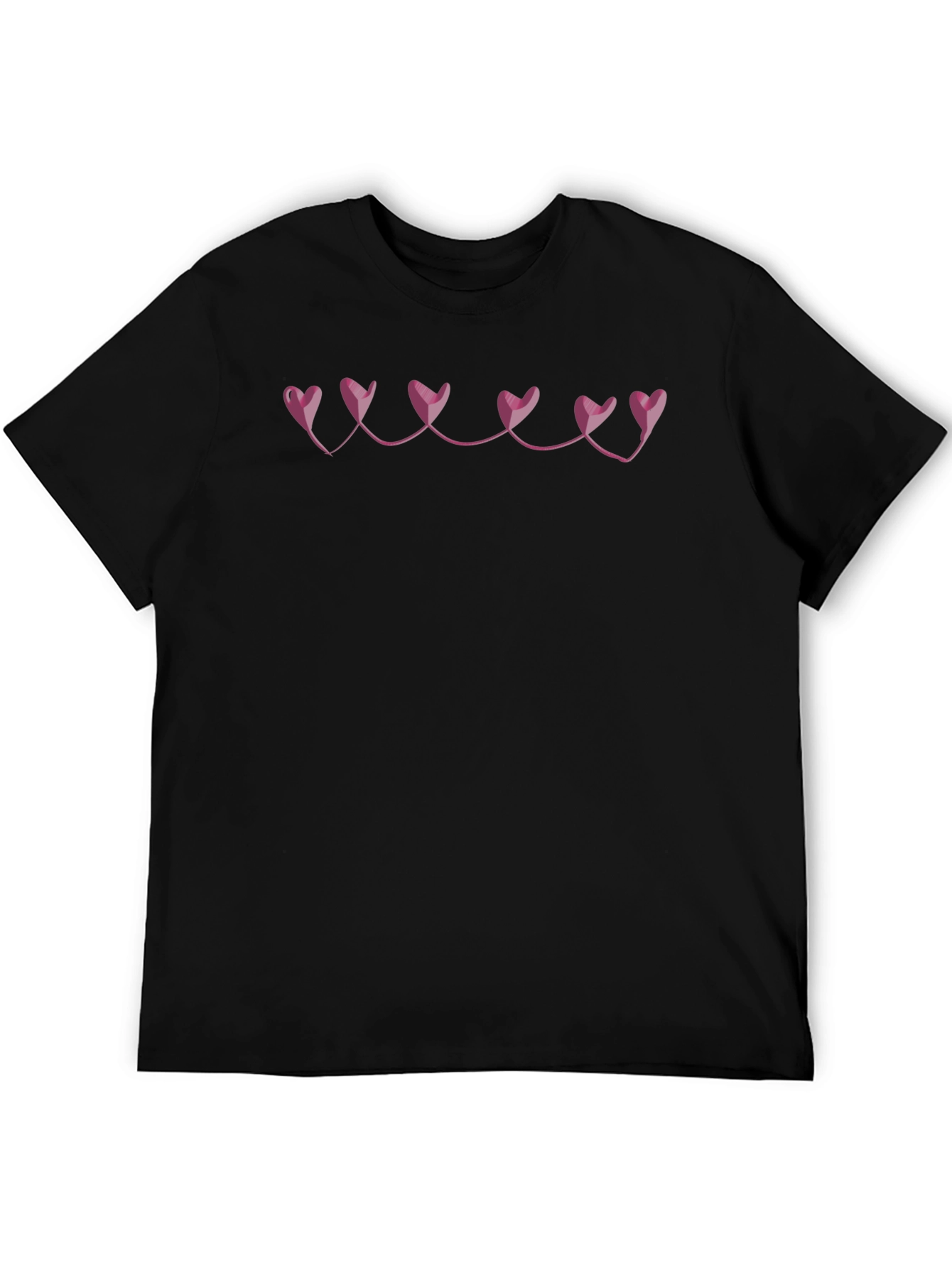 Heart String Graphic Tee - Casual Style