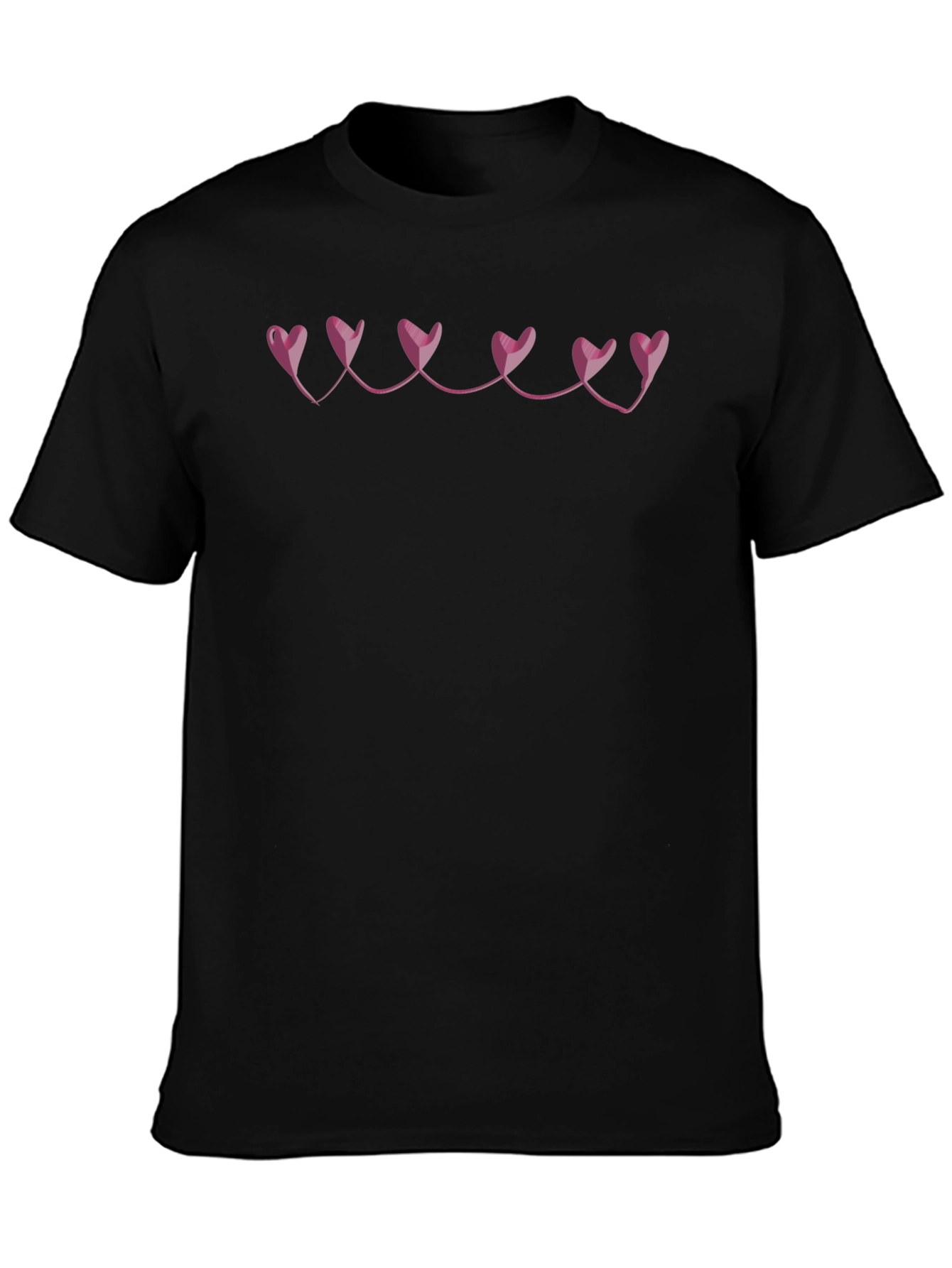 Heart String Graphic Tee - Casual Style