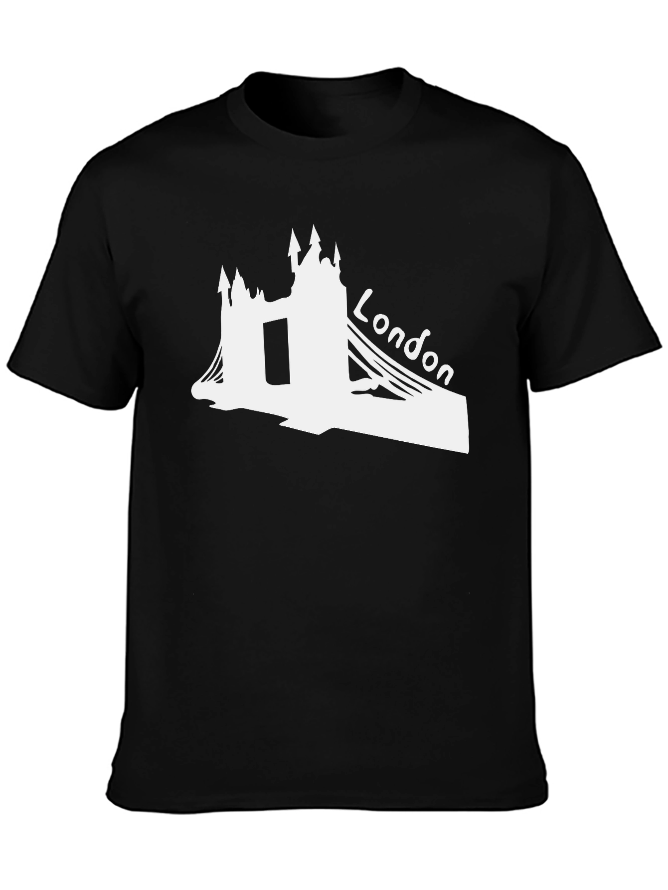 London Bridge Graphic T-Shirt - Black