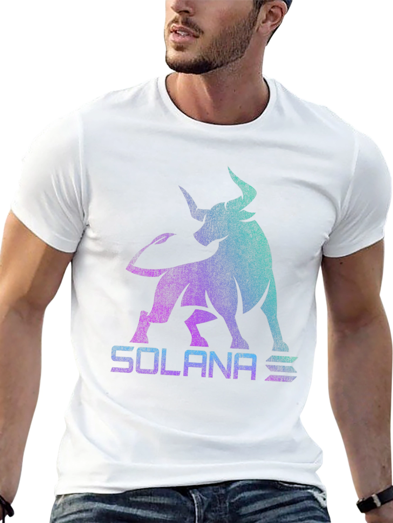 Solana Bull T-Shirt - Crypto Fashion