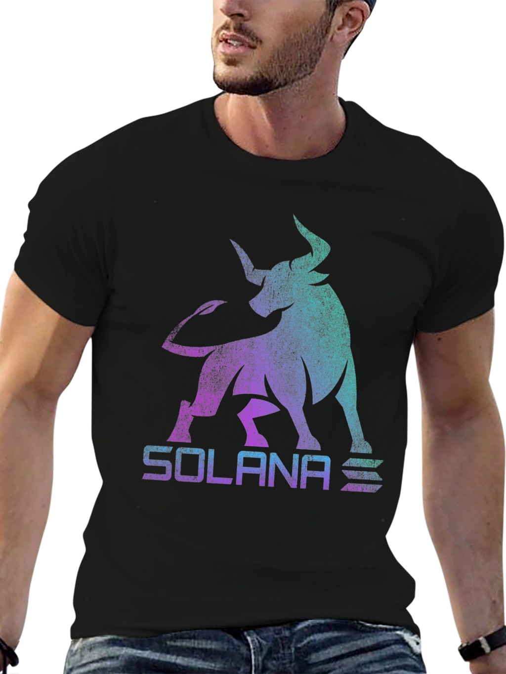 Solana Bull T-Shirt - Crypto Fashion