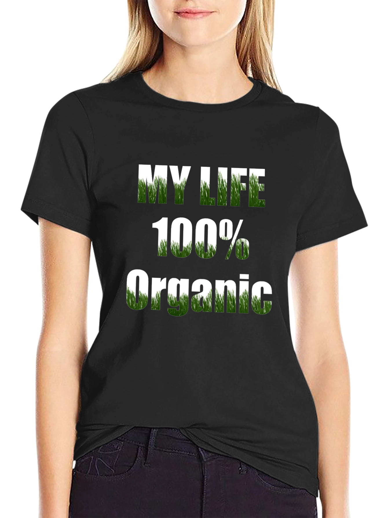 Organic Lifestyle T-Shirt: My Life 100% Organic Tee