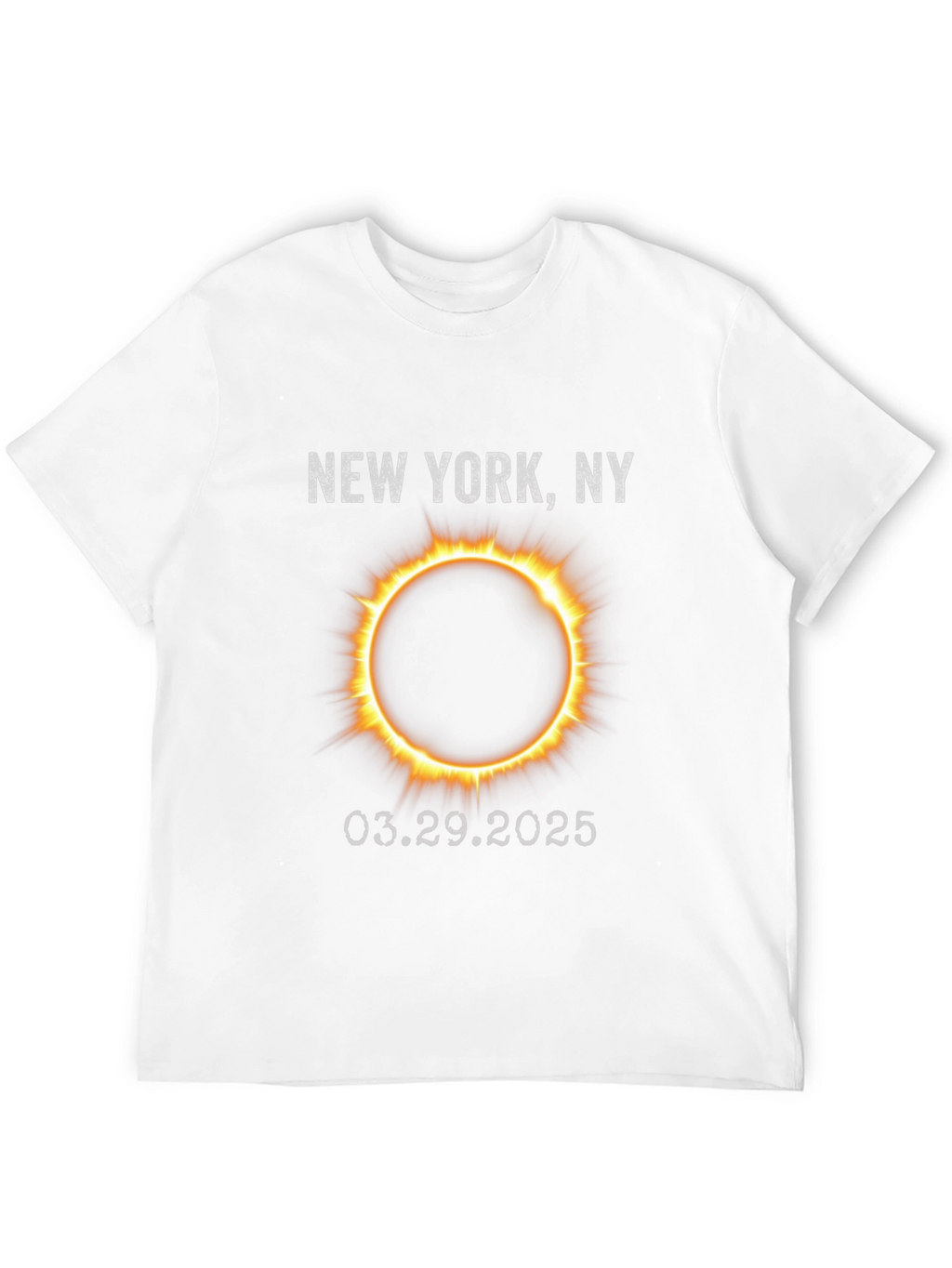 New York Eclipse 2025 Graphic Tee