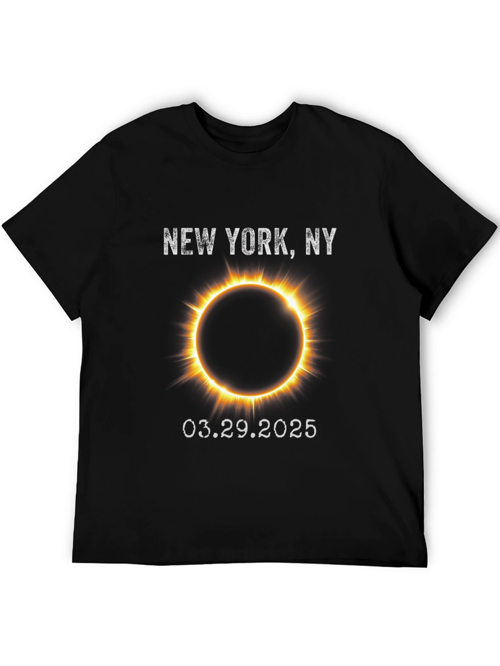 New York Eclipse 2025 Graphic Tee