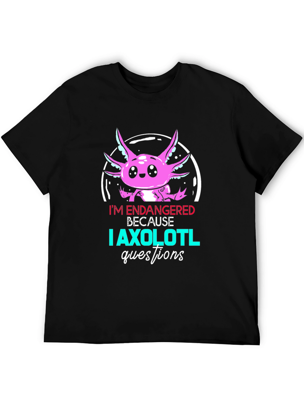 Endangered Axolotl Graphic T-Shirt