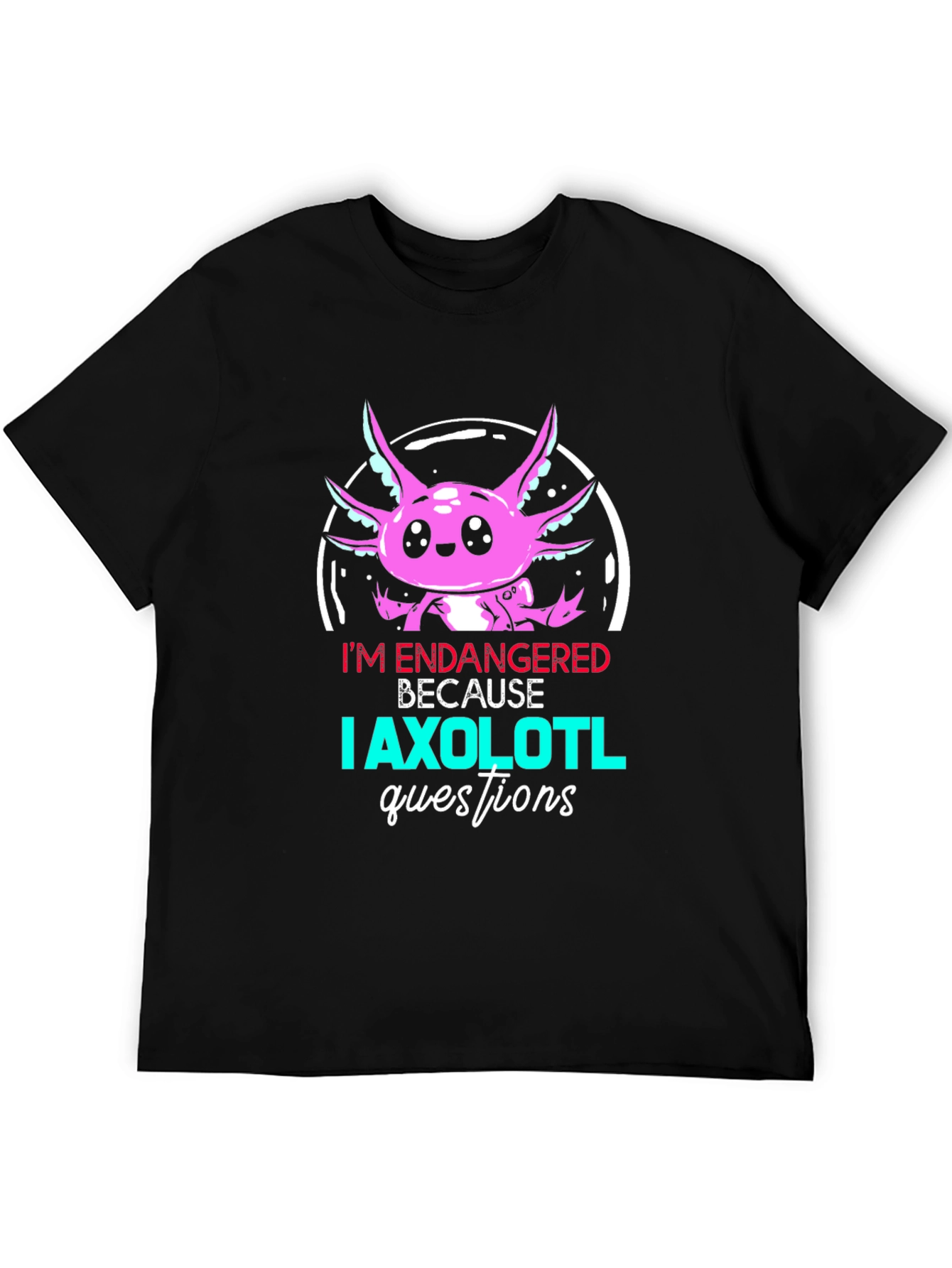 Endangered Axolotl Graphic T-Shirt