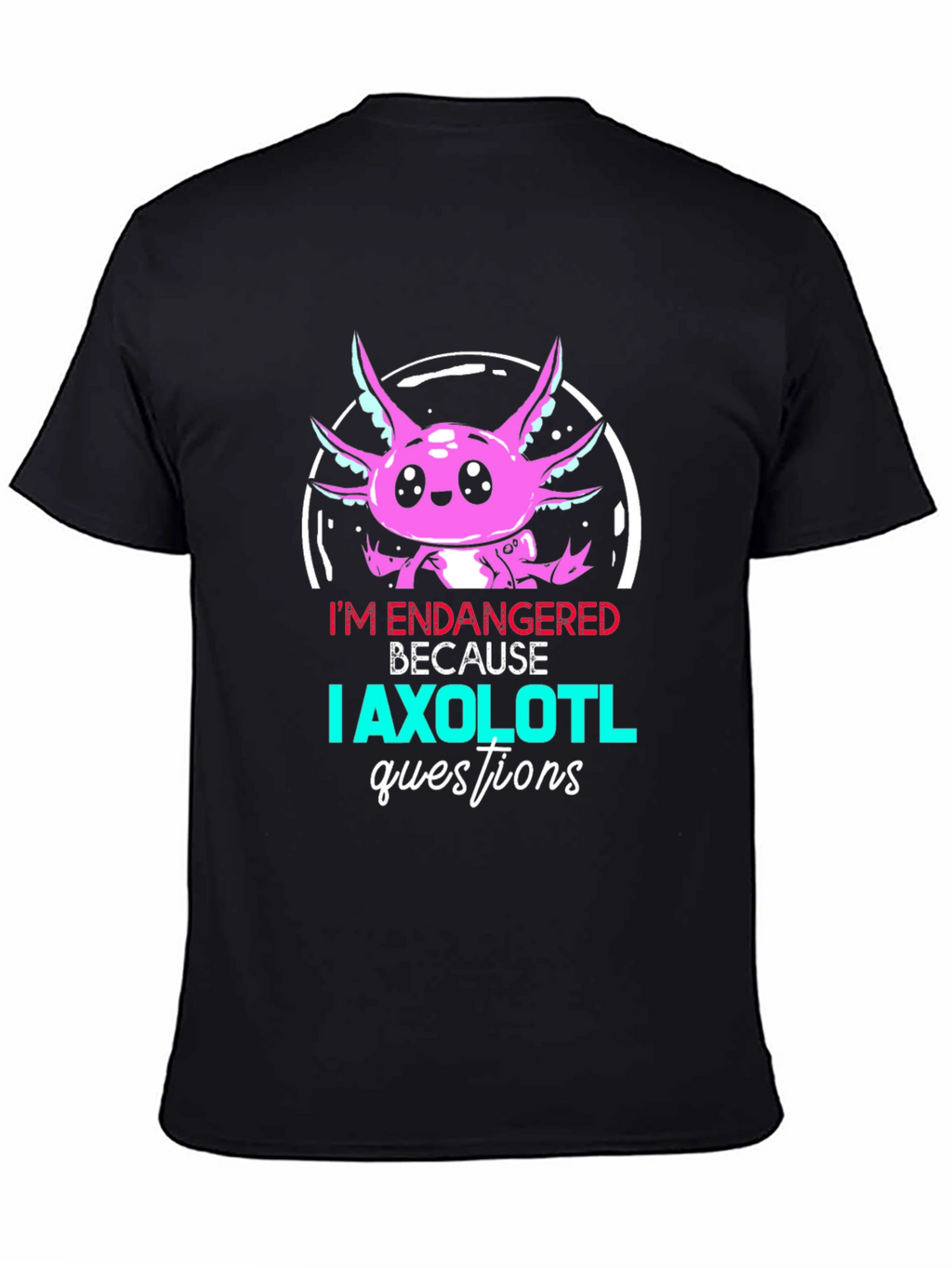 Endangered Axolotl Graphic T-Shirt