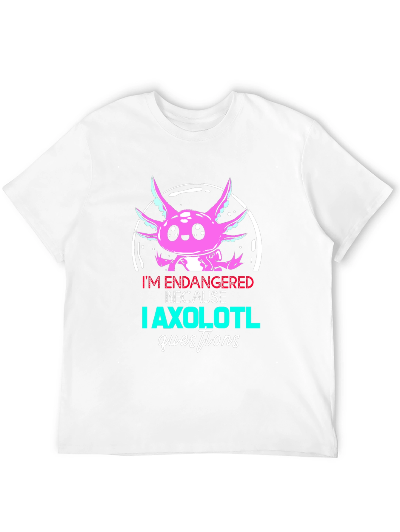 Endangered Axolotl Graphic T-Shirt