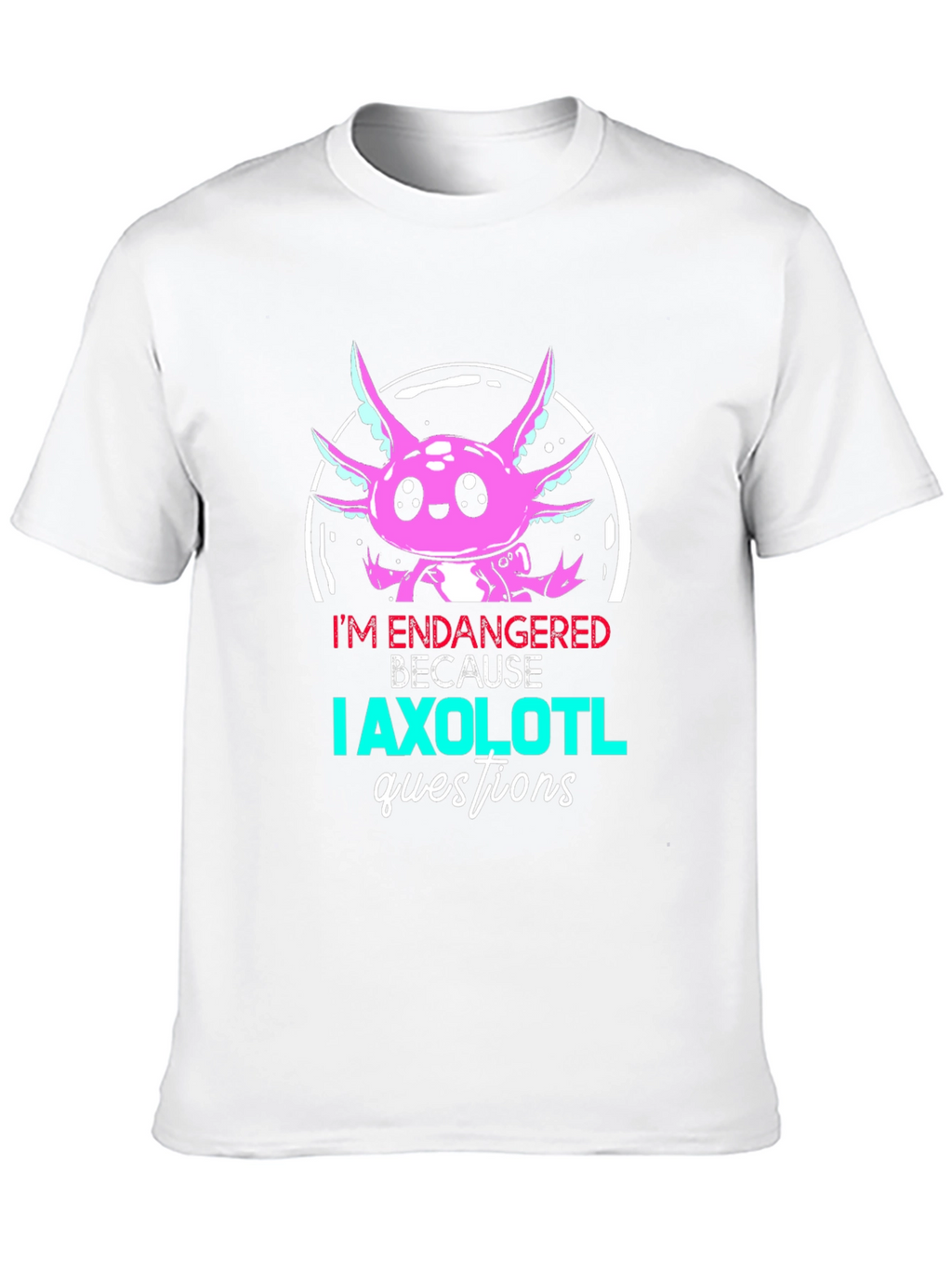 Endangered Axolotl Graphic T-Shirt