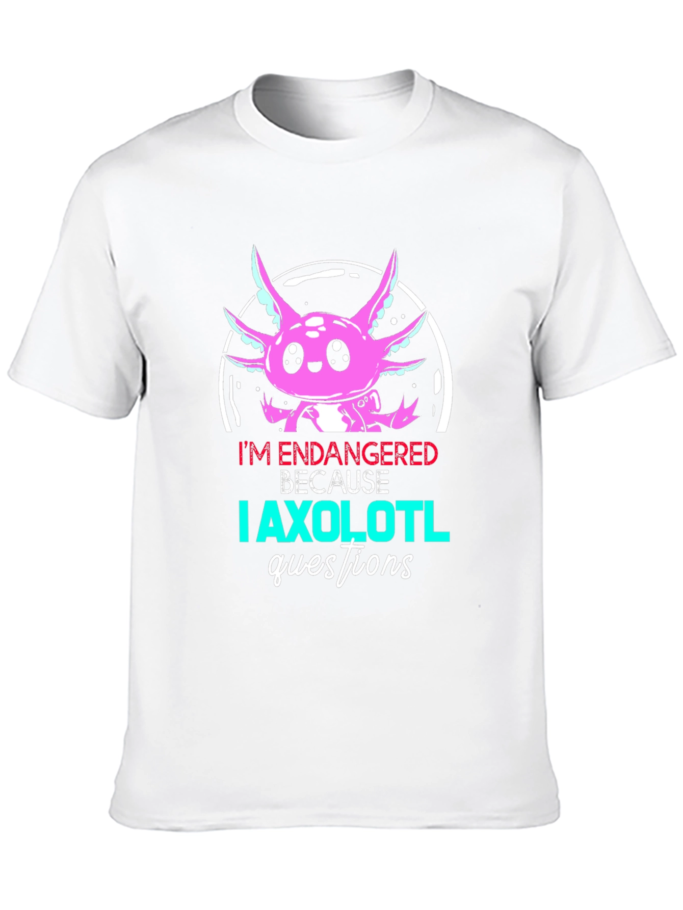 Endangered Axolotl Graphic T-Shirt